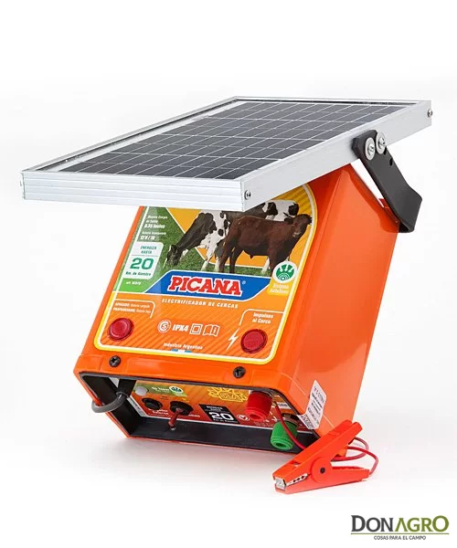 Boyero Electrificador solar con bateria Picana 20km 0.35j
