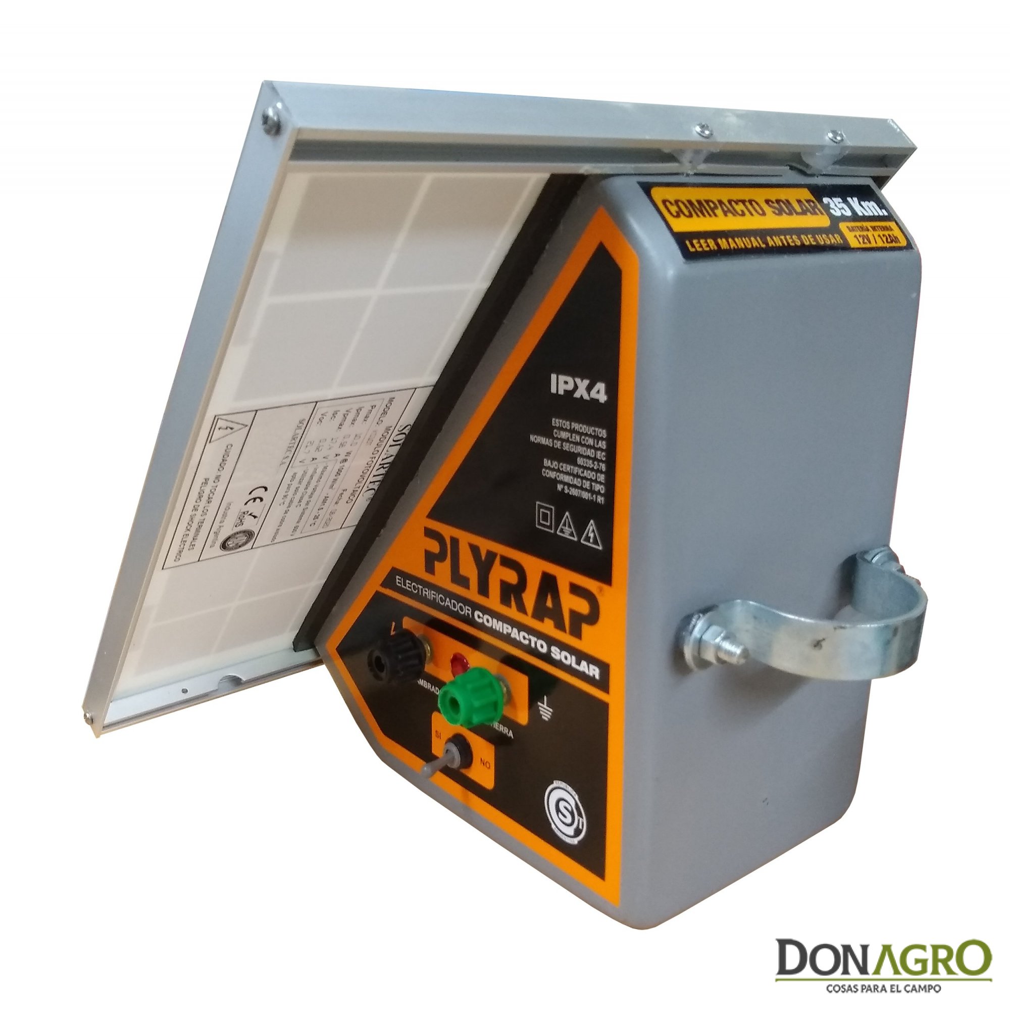 Boyero Electrificador Solar con Bateria Plyrap 1.2j 35km