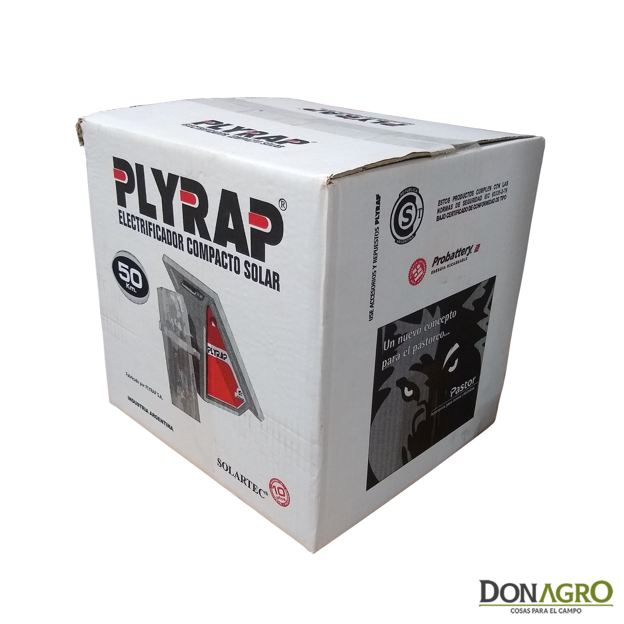 Boyero Electrificador Solar con Bateria Plyrap 1.5j 50km