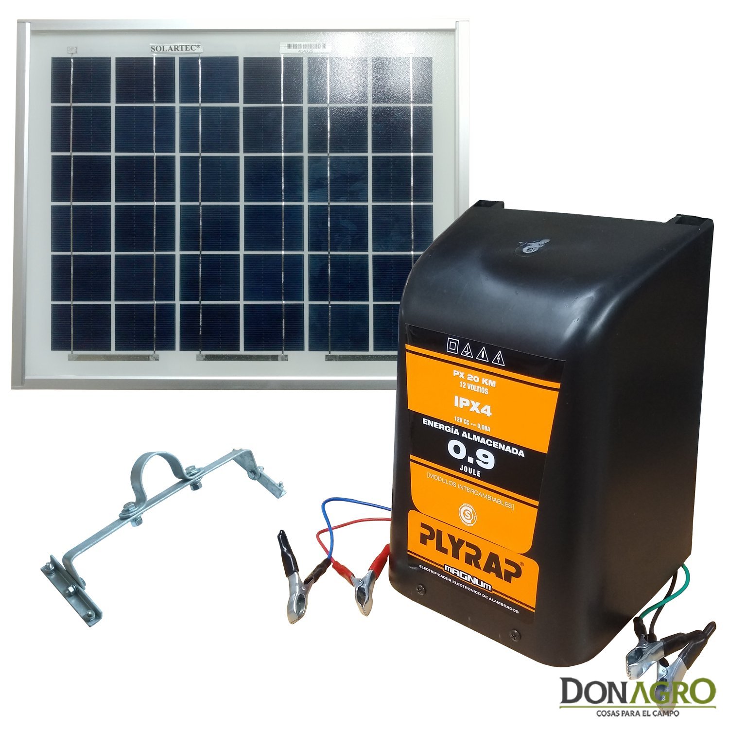 Boyero Electrificador Solar Plyrap SOLARTEC 0.9j 20km