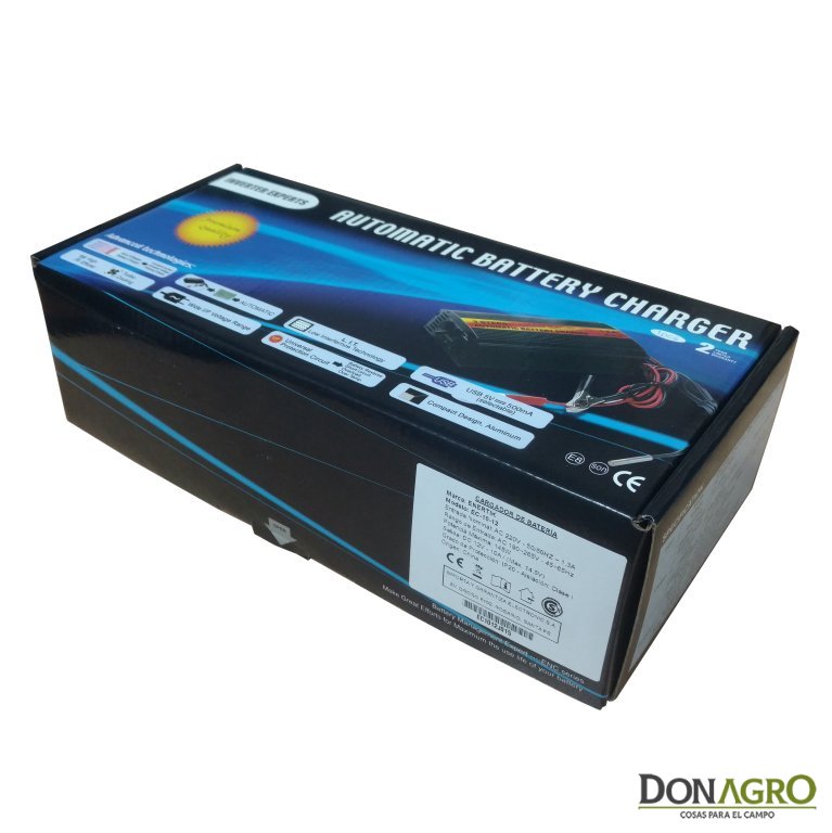 Cargador Automatico 12v 10A  para Baterias Solares