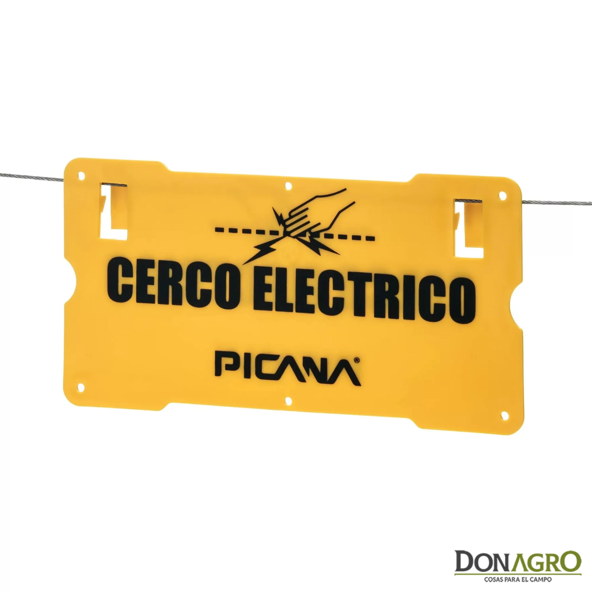 Cartel advertencia Cerco Electrico Picana
