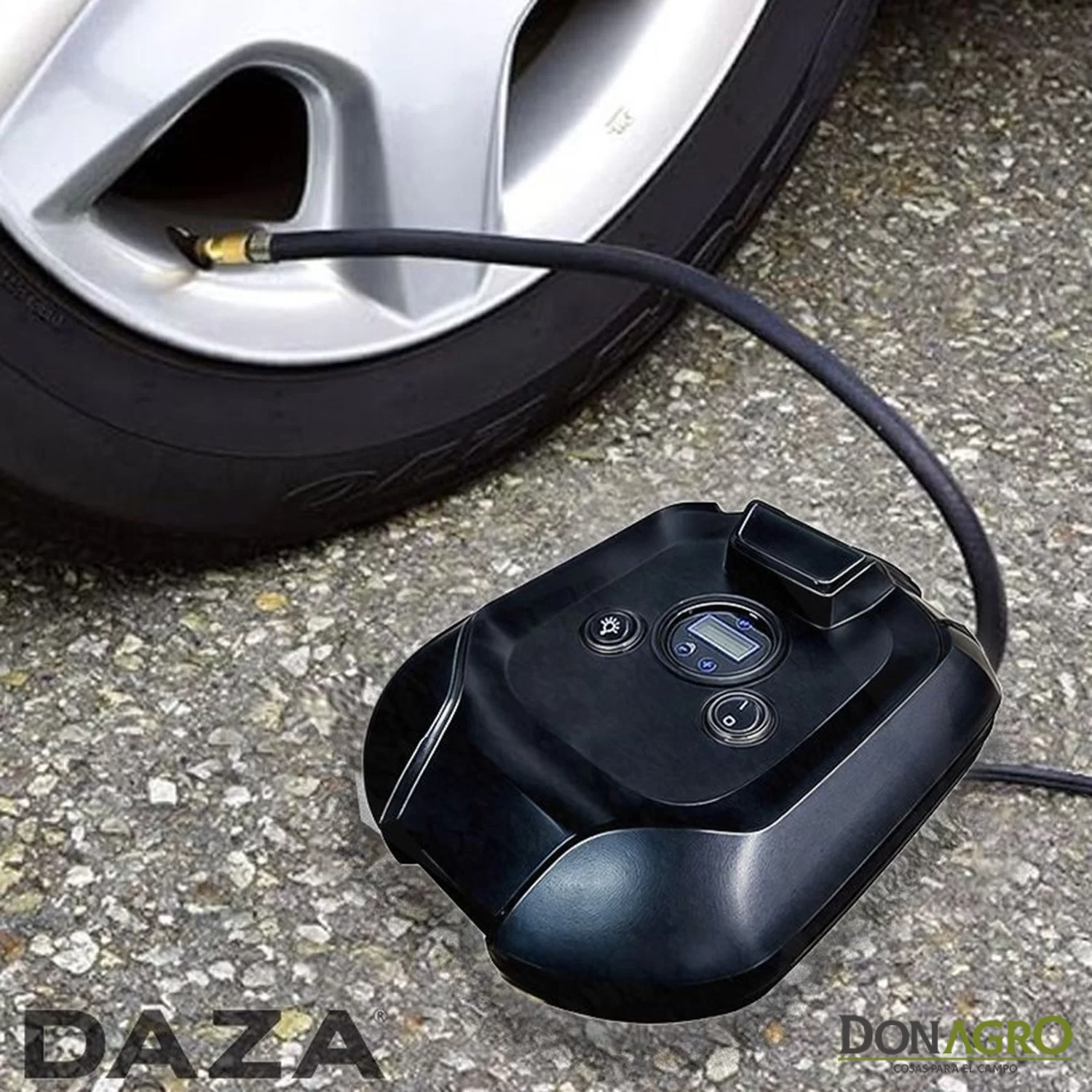 Compresor 12v 150 PSI 40 Lpm Digital Daza