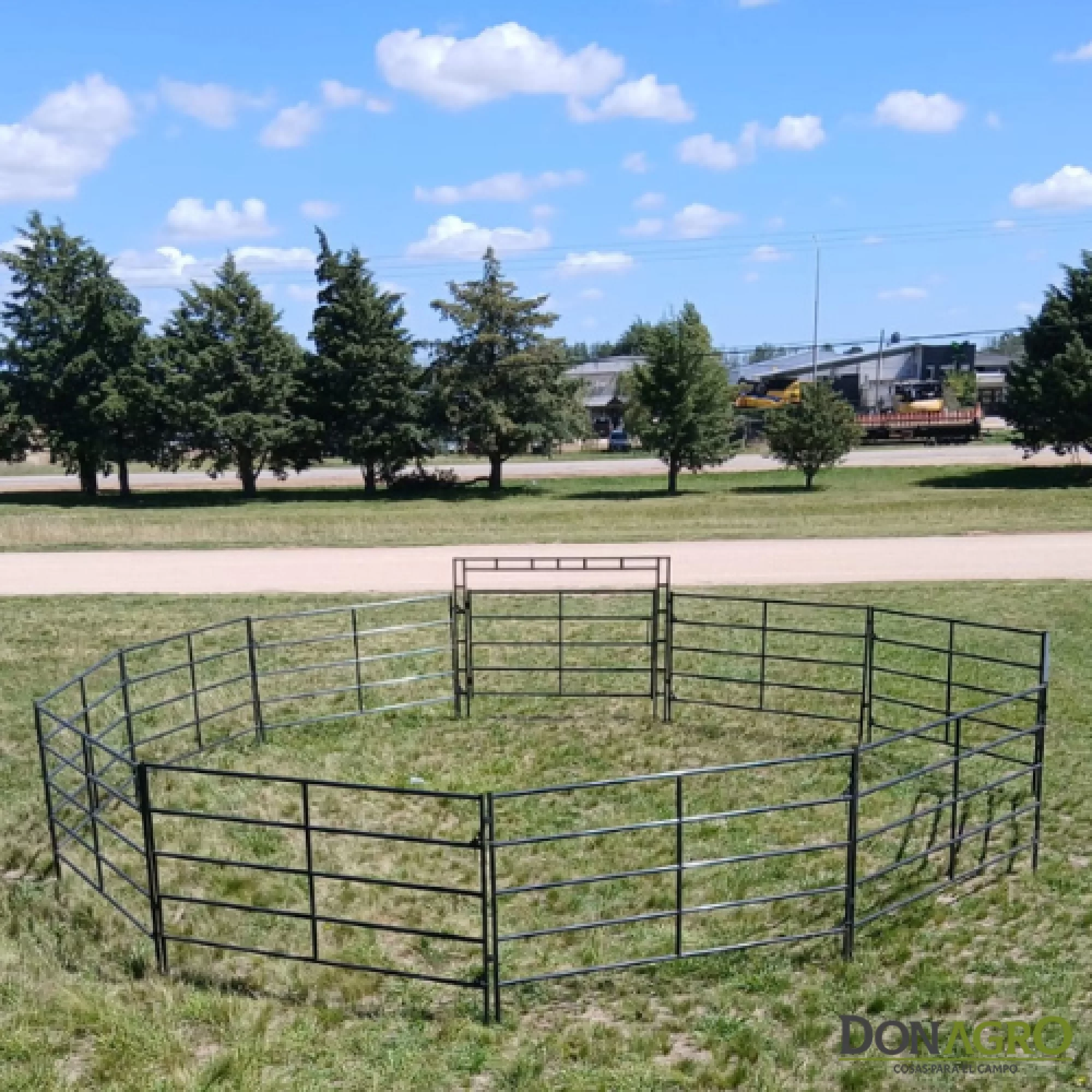 Corral Circular 10mts RINGO para equinos 1.80 alto