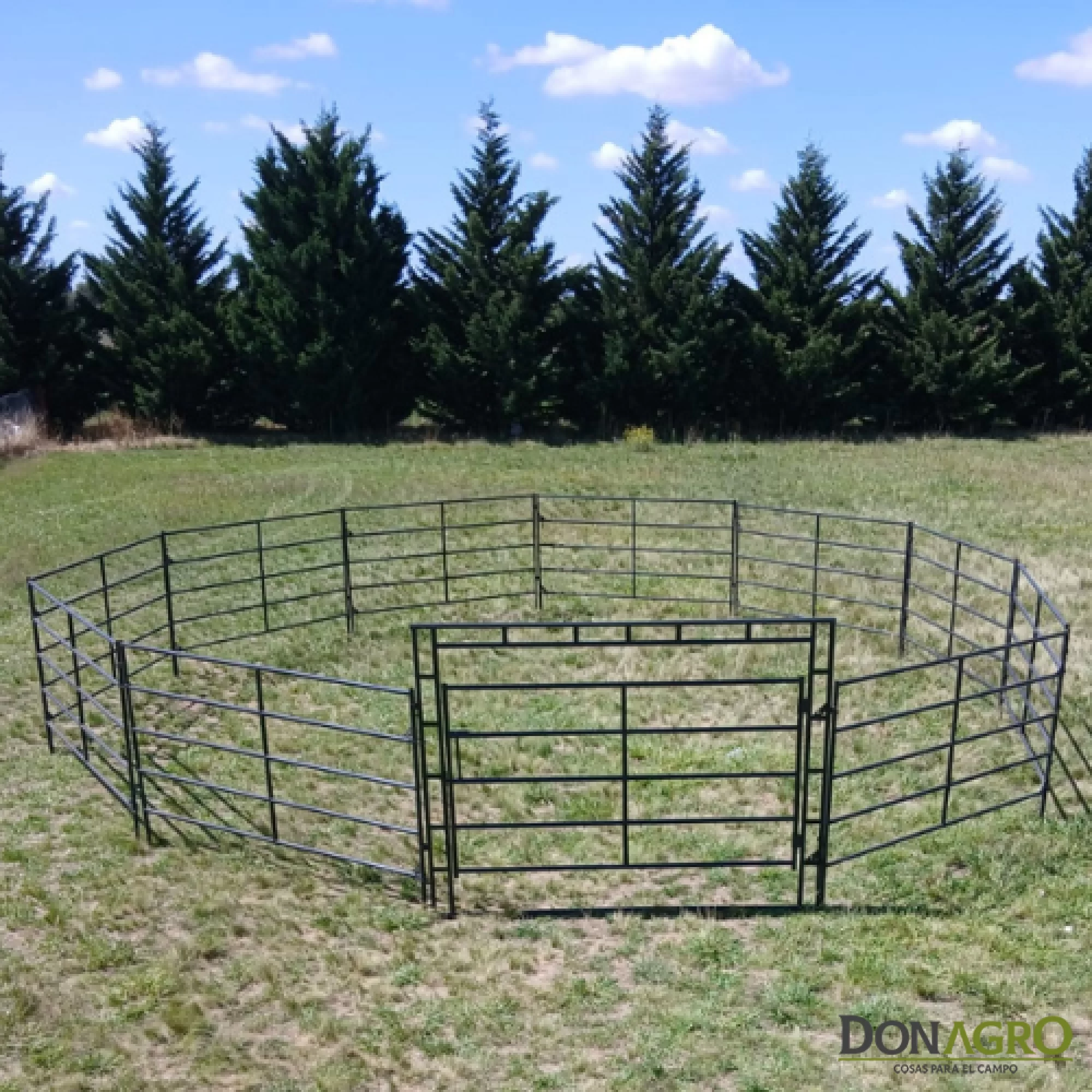 Corral Circular 10mts RINGO para equinos 1.80 alto