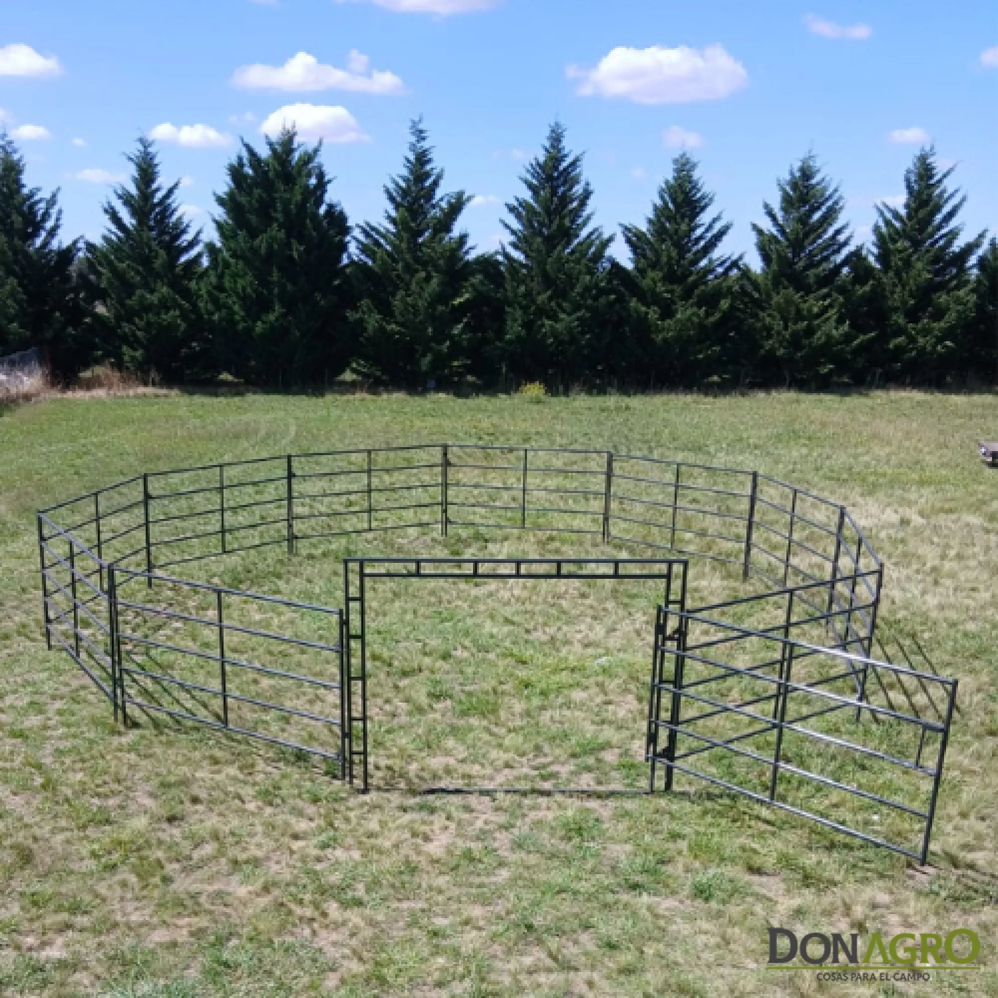 Corral Circular 10mts RINGO para equinos 1.80 alto