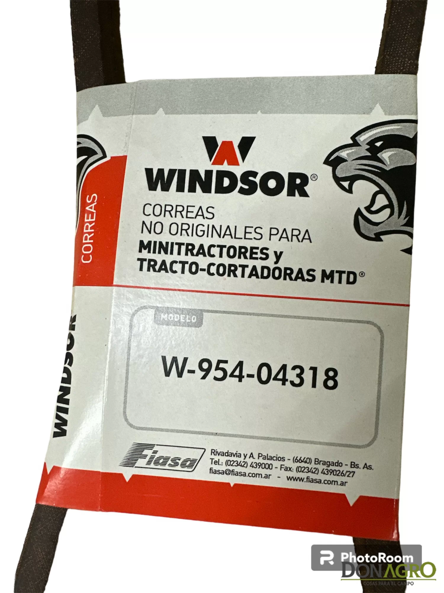 Correa Plataforma tractor MTD Raider