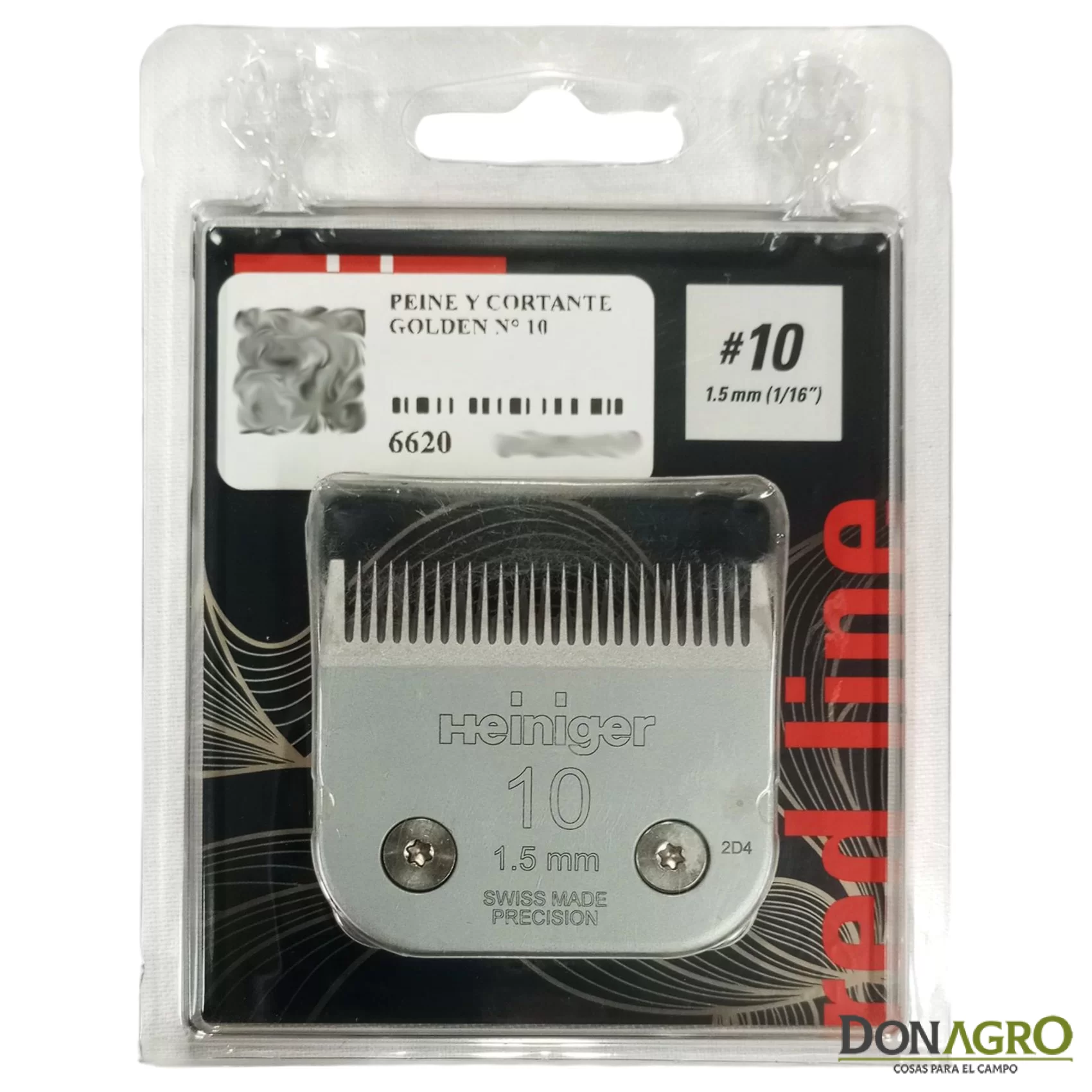 Cuchilla Heiniger Saphir N°10 1.5mm