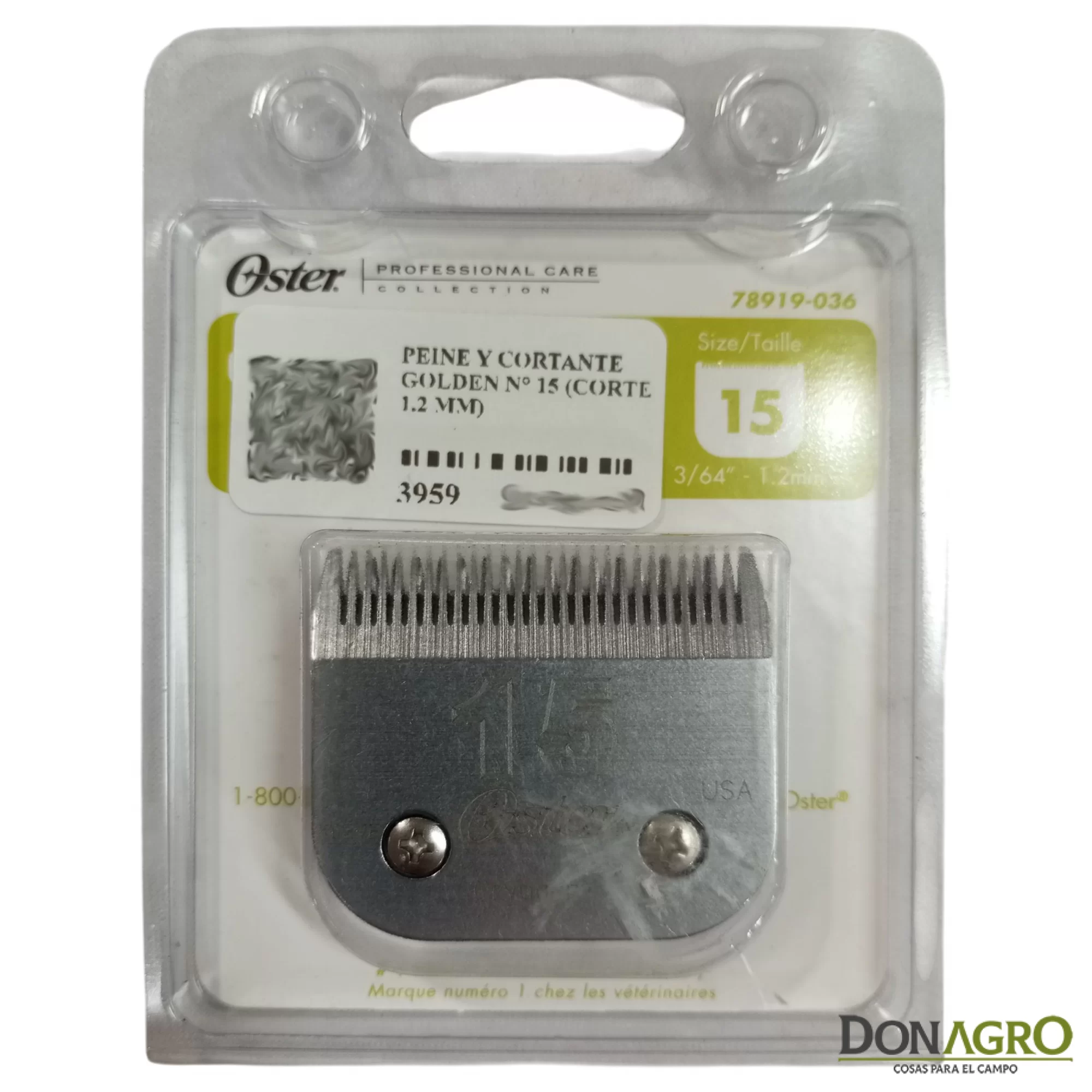 Cuchilla Oster N°15 1.20mm