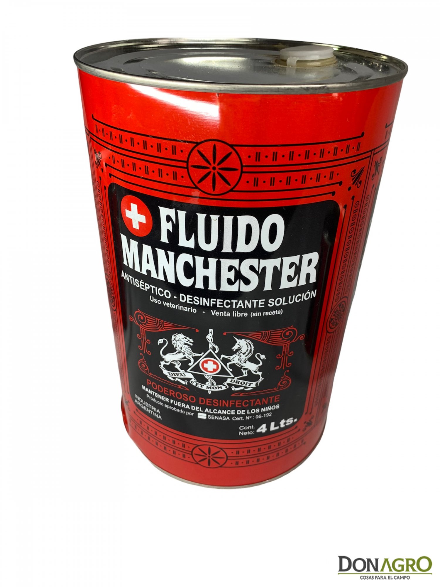 Desinfectante Fluído Manchester 4 lts