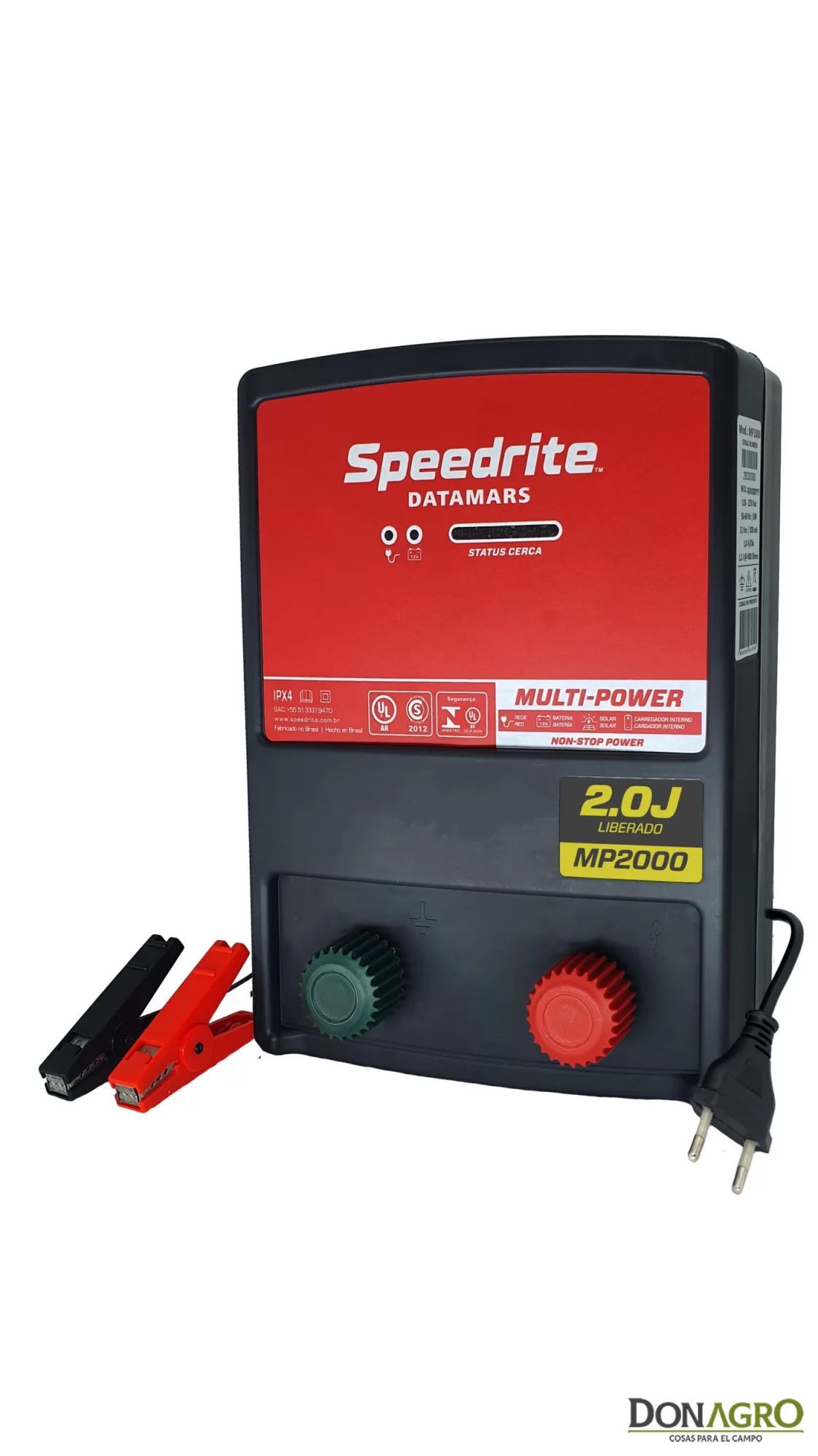 Electrificador 12v 220v Dual 2.0j Speedrite Datamars MP2000