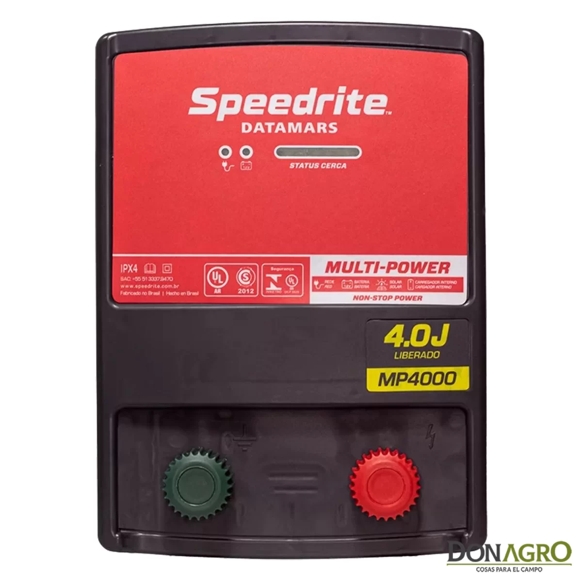 Electrificador 12v 220v Dual 4.0j Speedrite Datamars MP4000