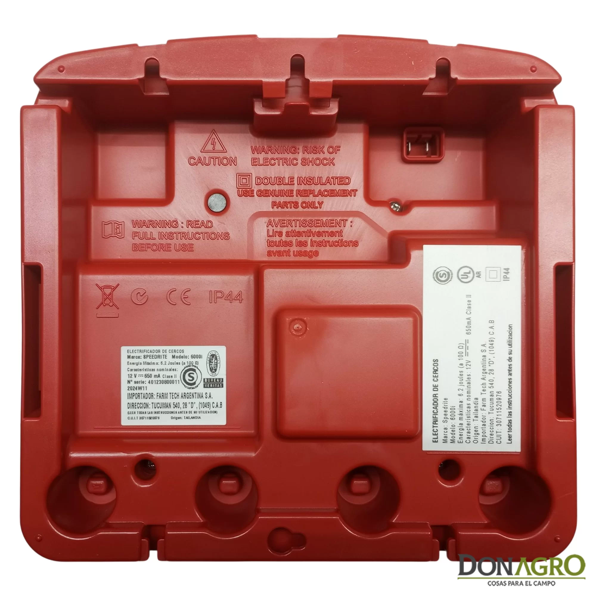 Electrificador 12v 220v Dual 6.0j Speedrite Datamars 6000i