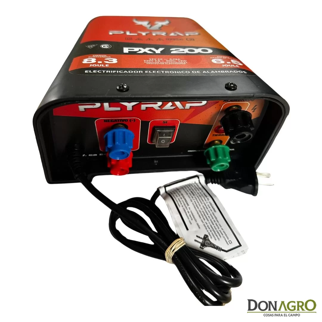 Electrificador 12v/220v Dual 200km 9..2j Plyrap PXY200