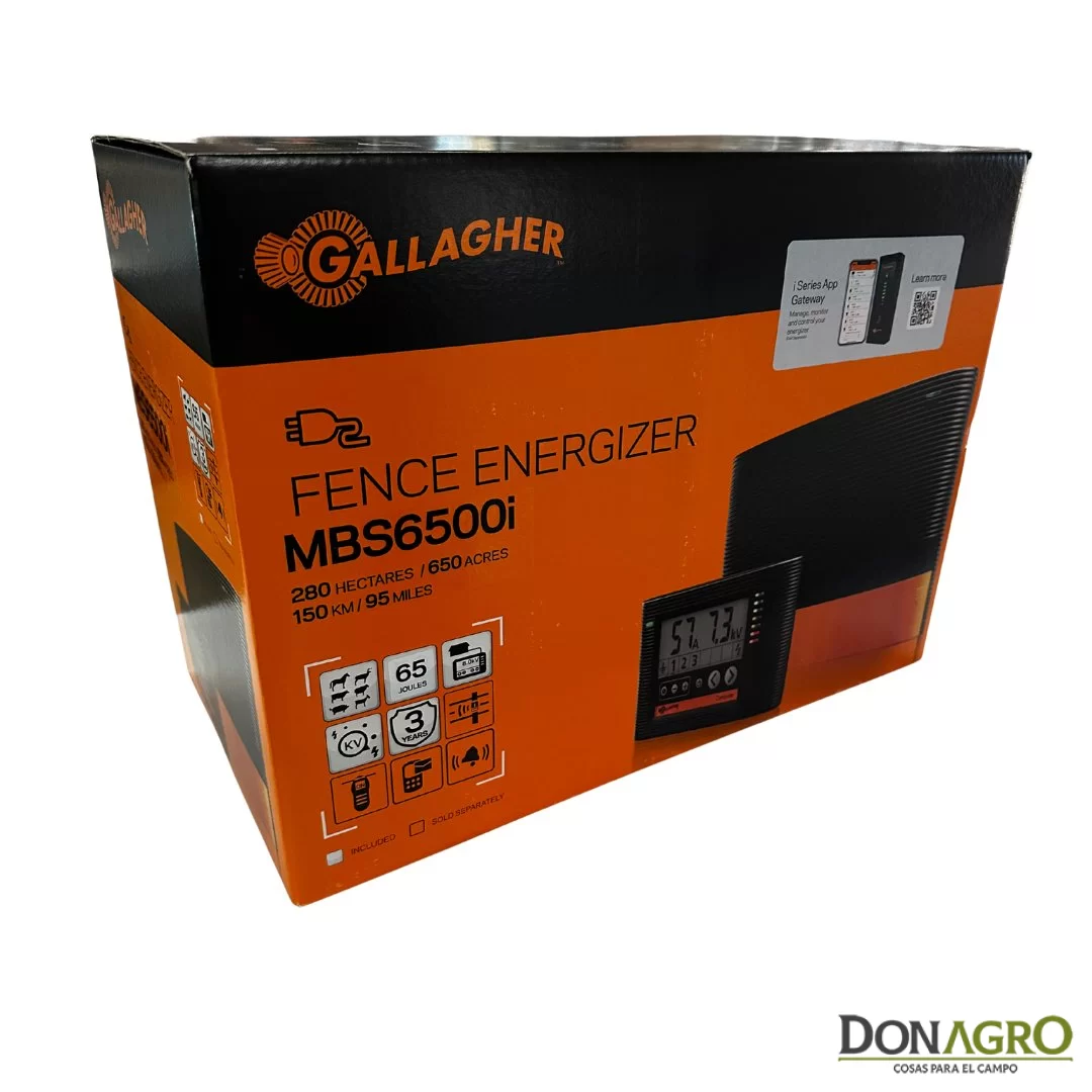 Electrificador 12v/220v Dual 65.0j Gallagher MBS 6500i
