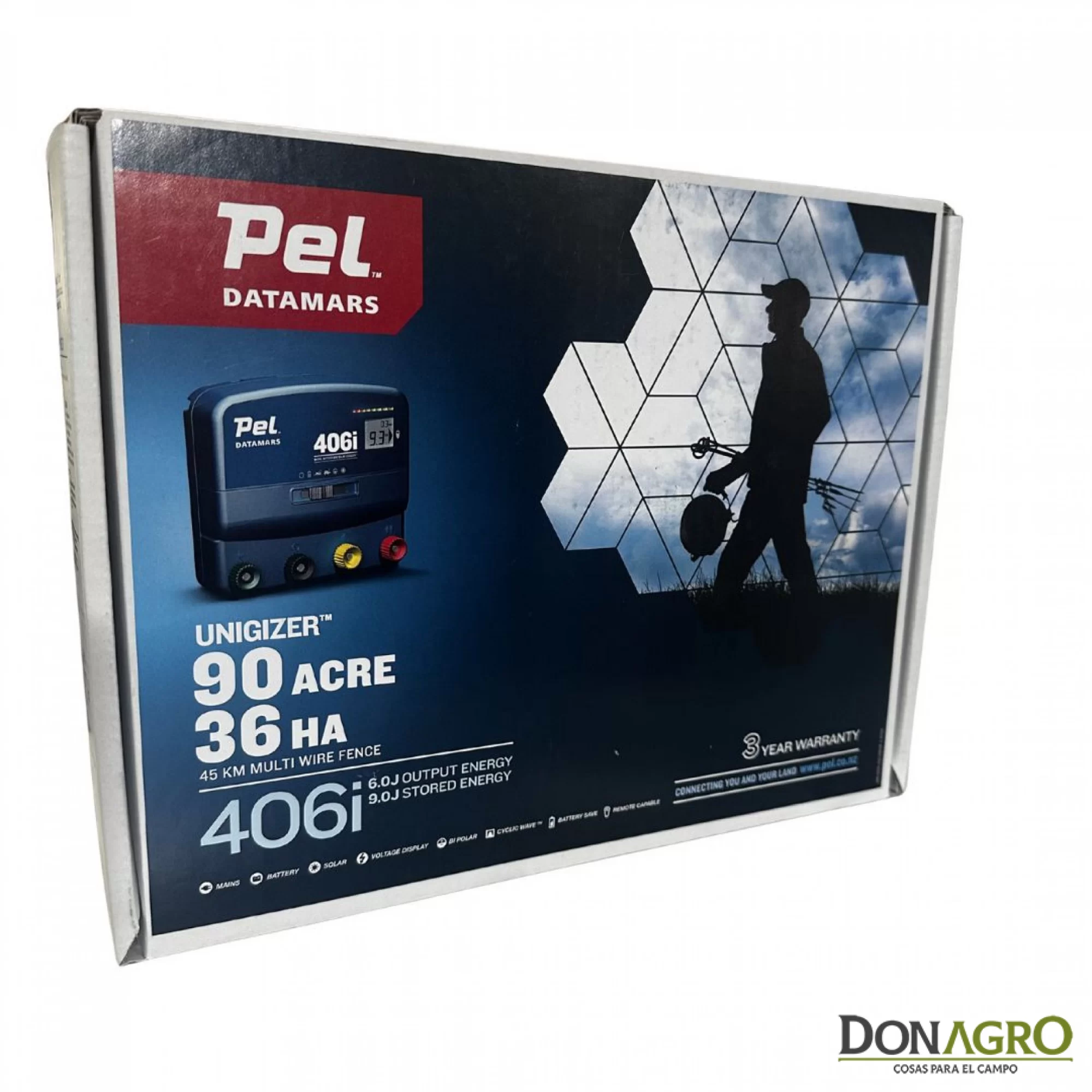 Electrificador 220v 6.0j 45 km 406i PEL DATAMARS