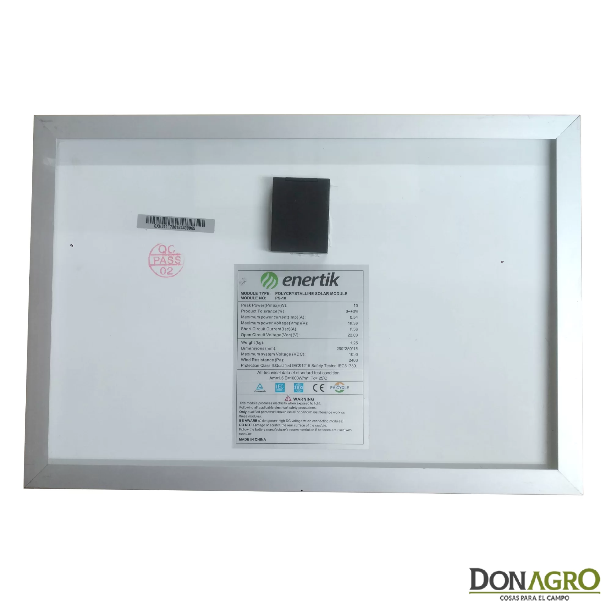 Electrificador Kit Solar 60km 1.8j Agrotronic 