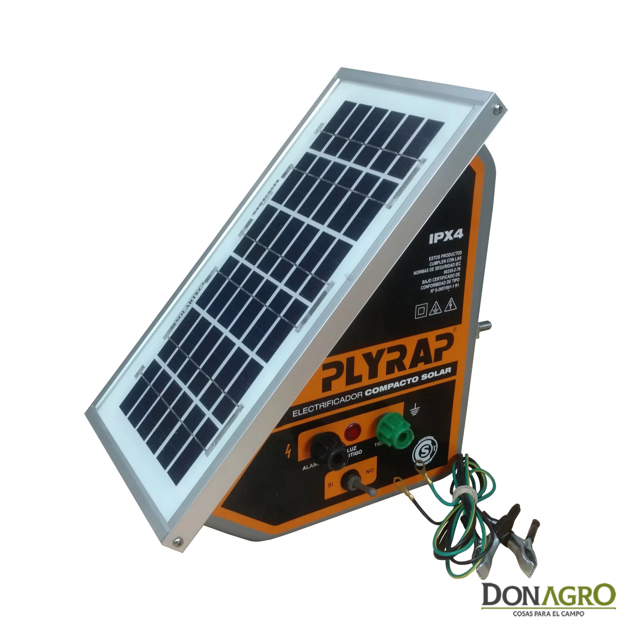 Electrificador Solar con Bateria 20km 0.7j Plyrap