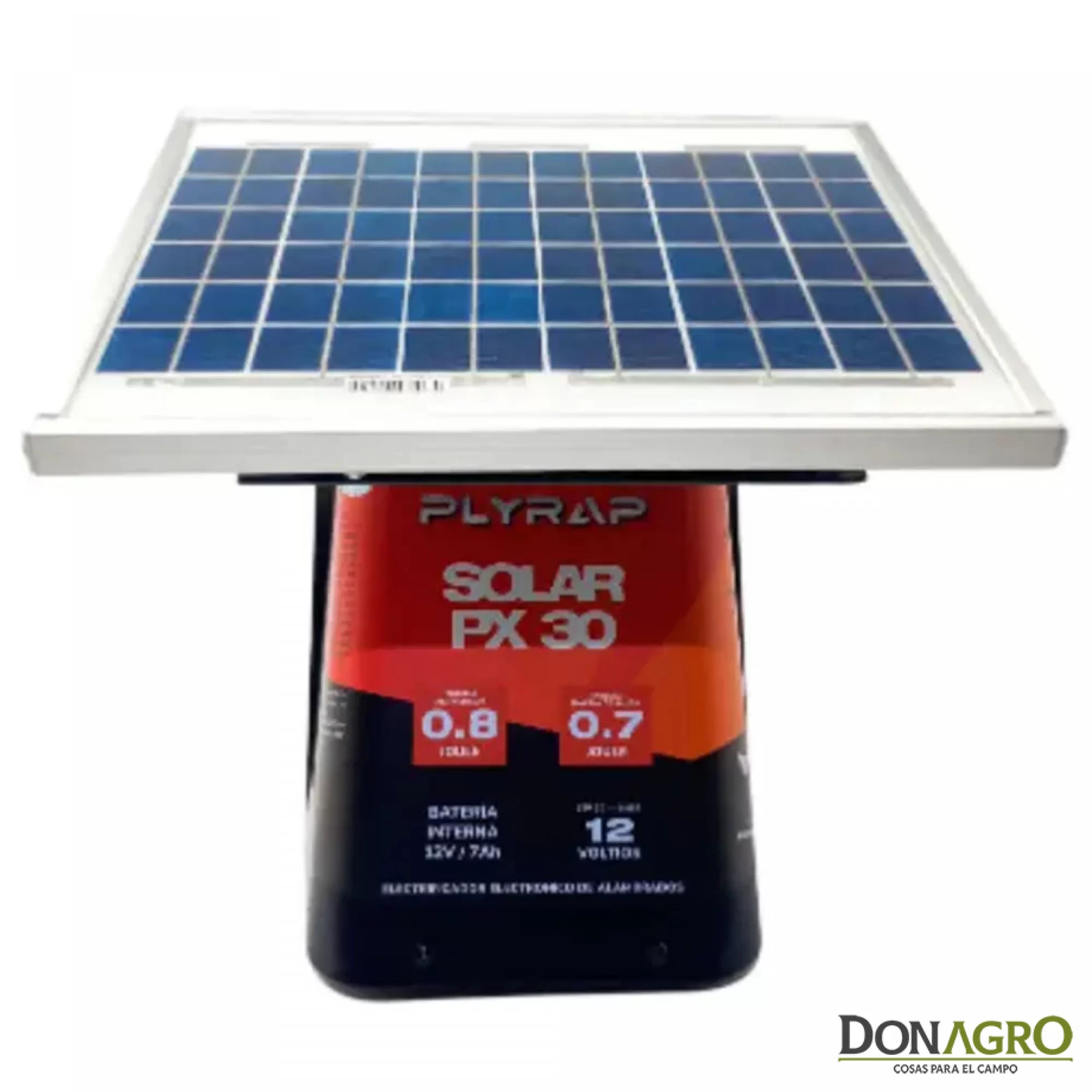 Electrificador Solar con Bateria 30km 0.7j Plyrap