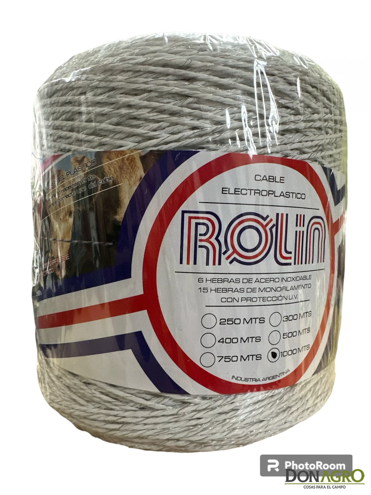 Electropiolin 1000 mts 6 hebras Rolin X 4 UNIDADES