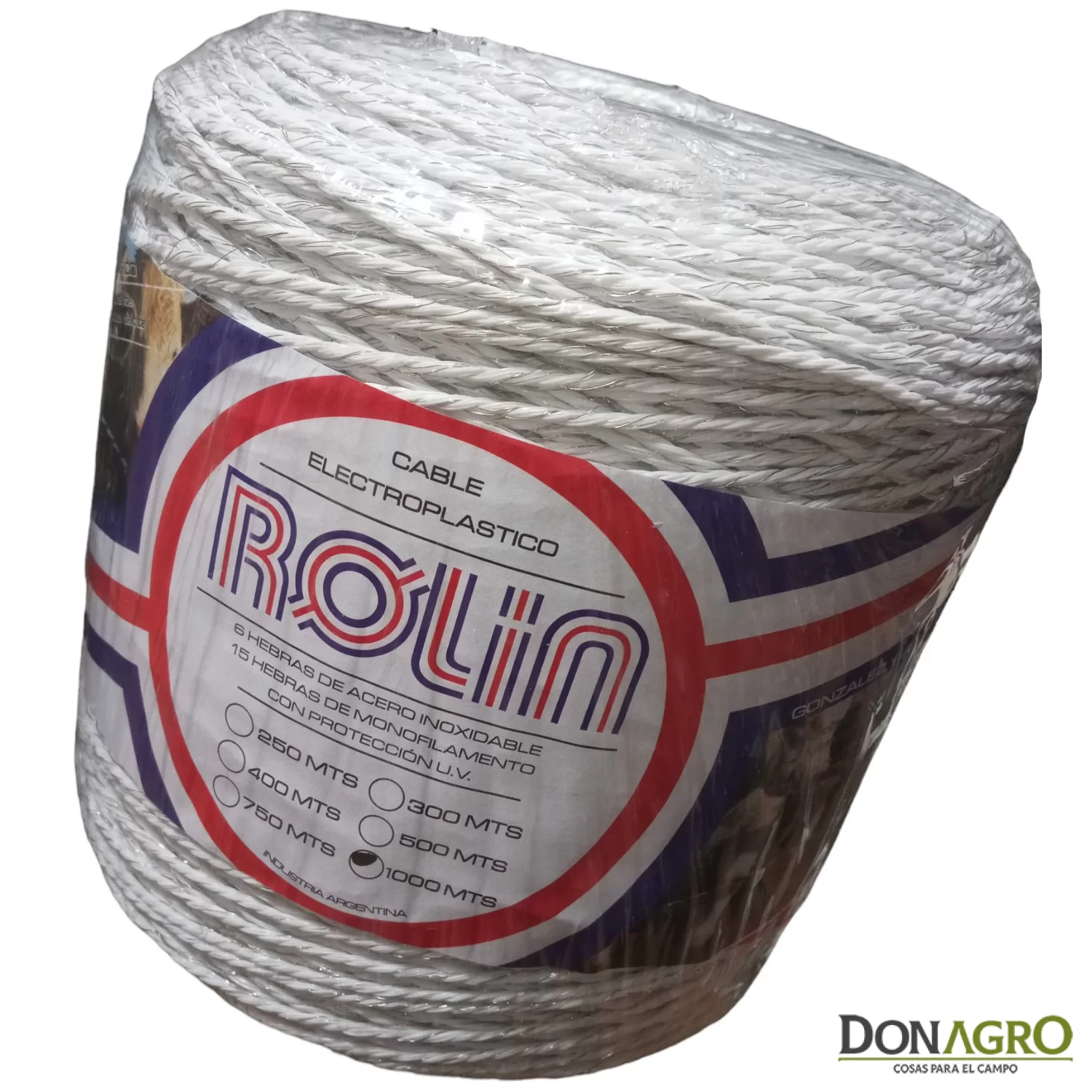 Electropiolin 1000 mts 9 hebras Rolin