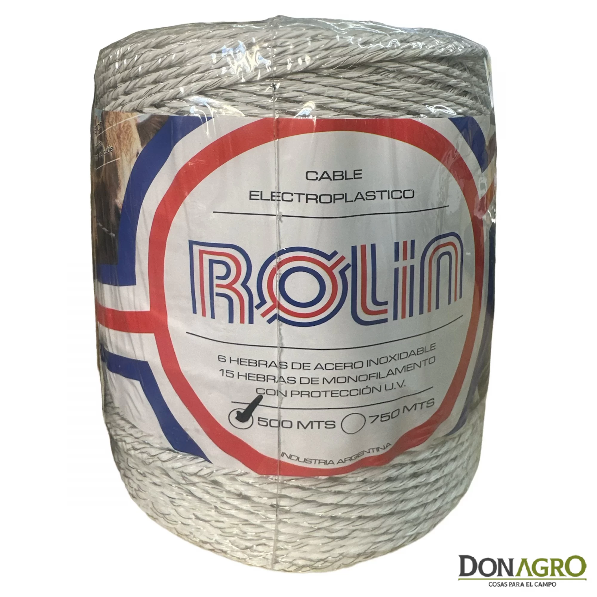 Electropiolin 500 mts 6 hebras Rolin