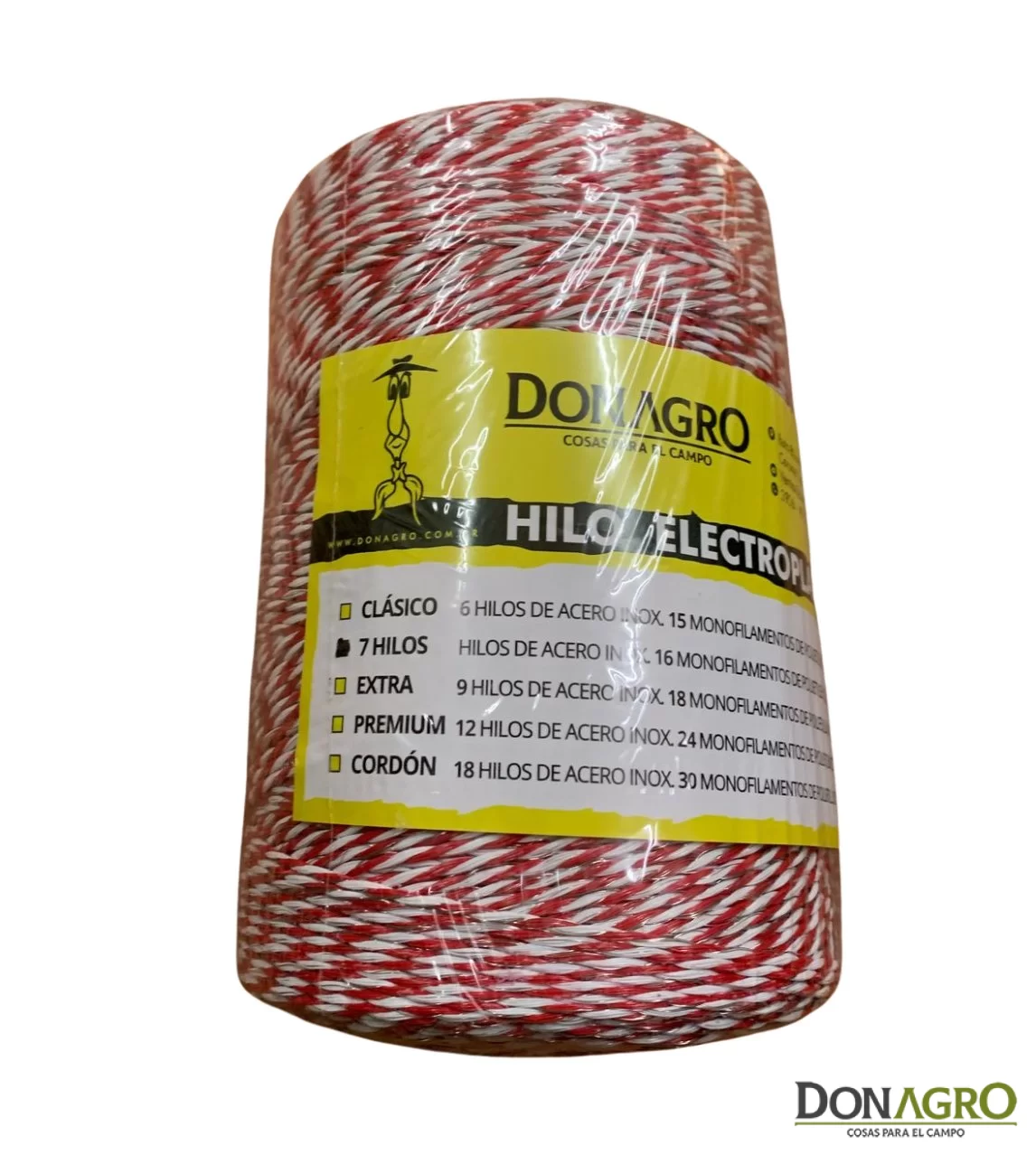 Electropiolin 700 mts 7 hebras Blanco