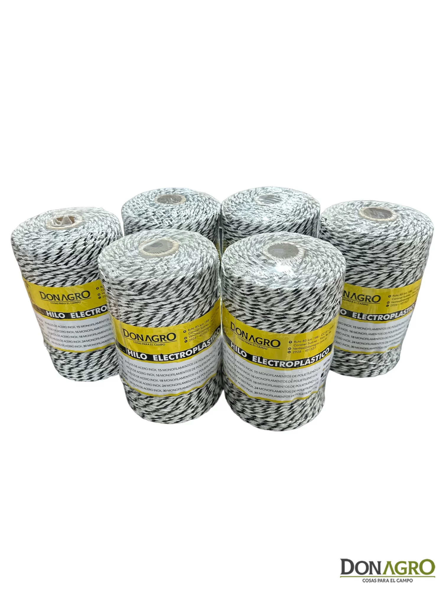 Electropiolin Cordon 250 mts 18 hebras x 6 unidades