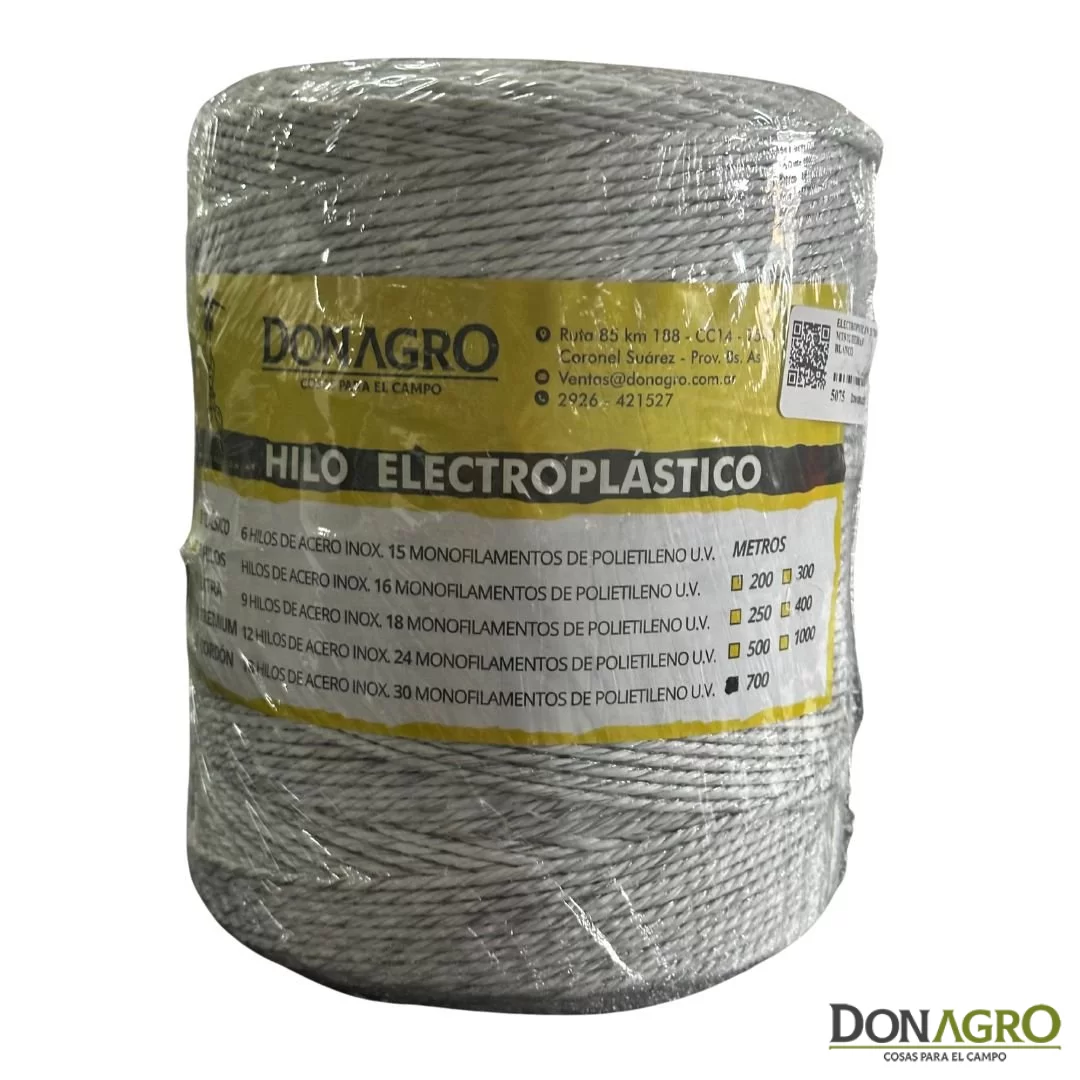 Electropiolin Premium 700 mts 12 hebras Don Agro