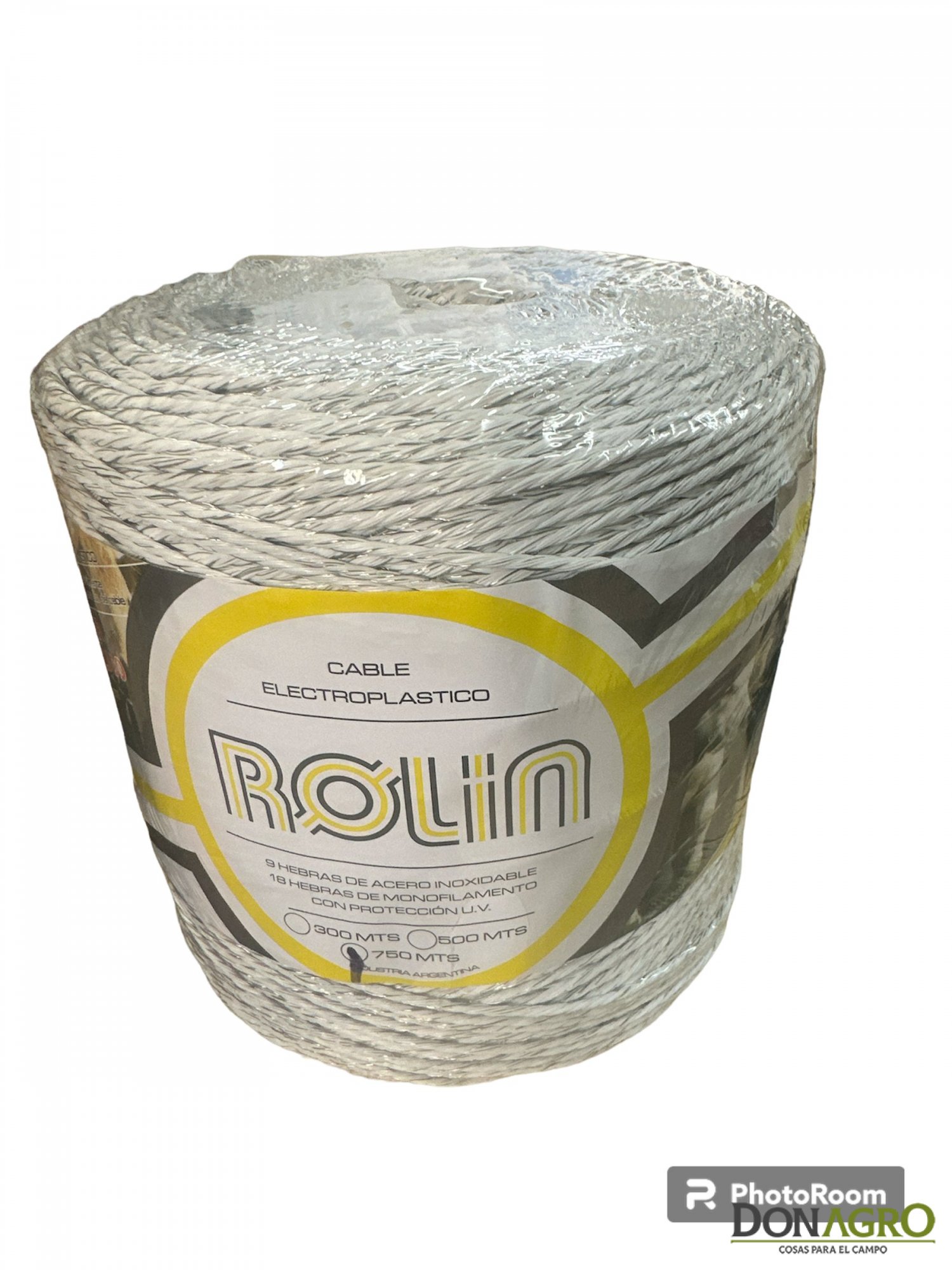 Electropiolin Reforzado 750 mts 9 hebras Rolin
