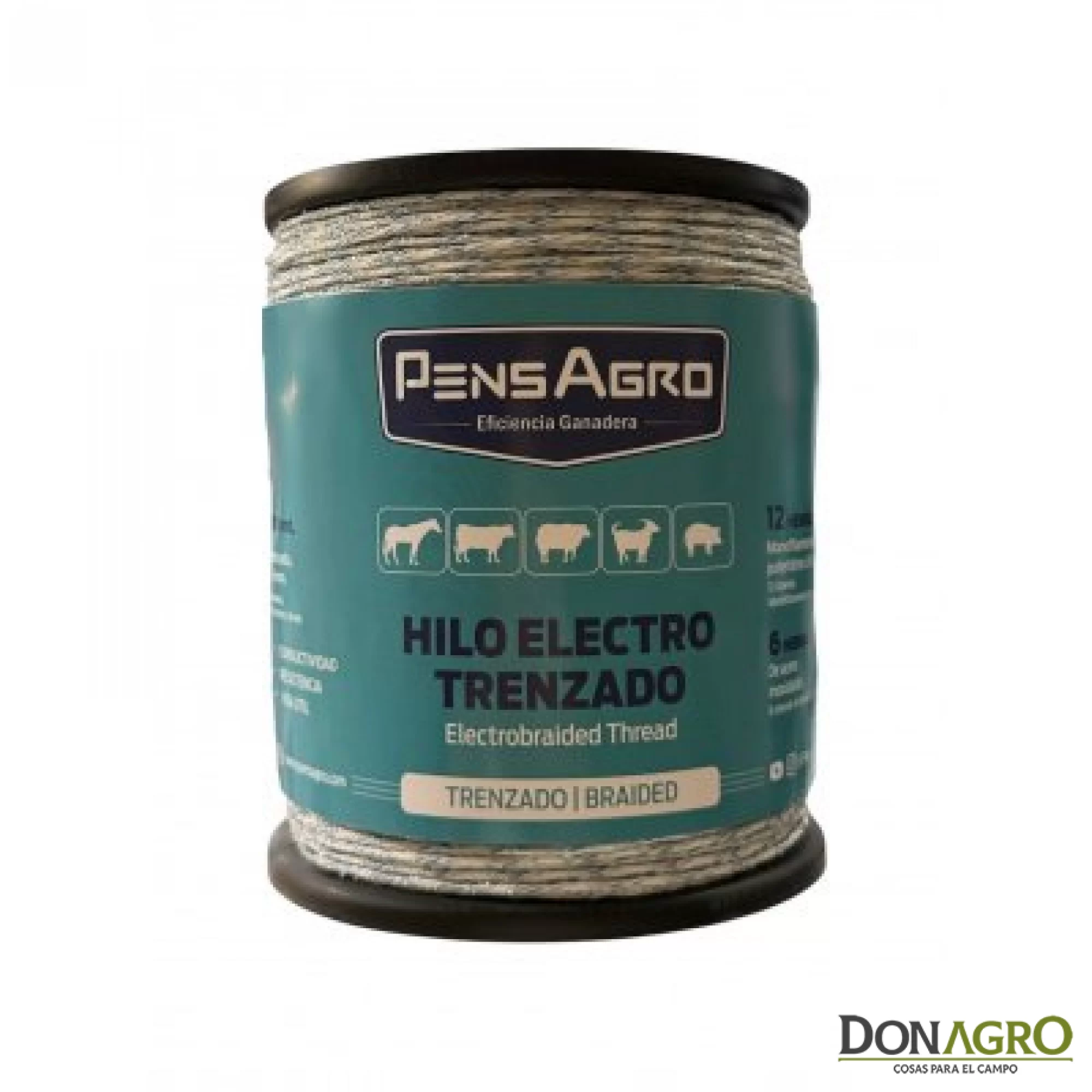 Electropiolin TRENZADO 400 mts SUPER REFORZADO PENSAGRO 3MM