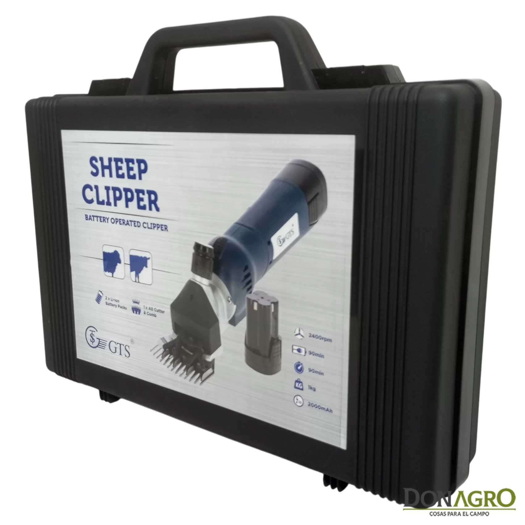 Esquiladora Inalambrica 12v GTS 2 Baterías
