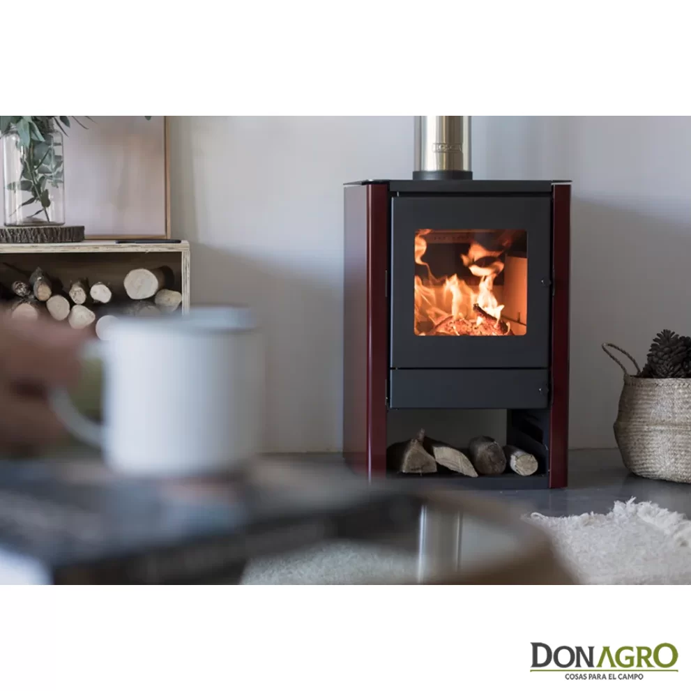 Estufa a Leña Bosca Gold 380 Burdeo 9.114 Kcal