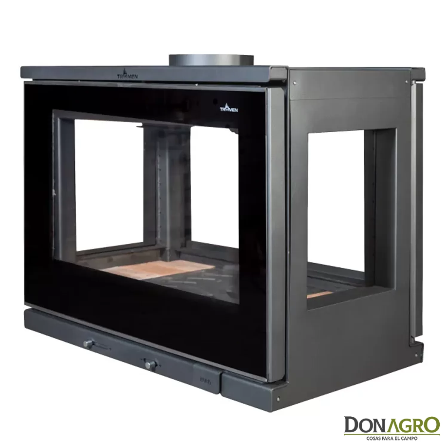 Estufa a Leña Tromen Paris 4 Caras 28.000 Kcal