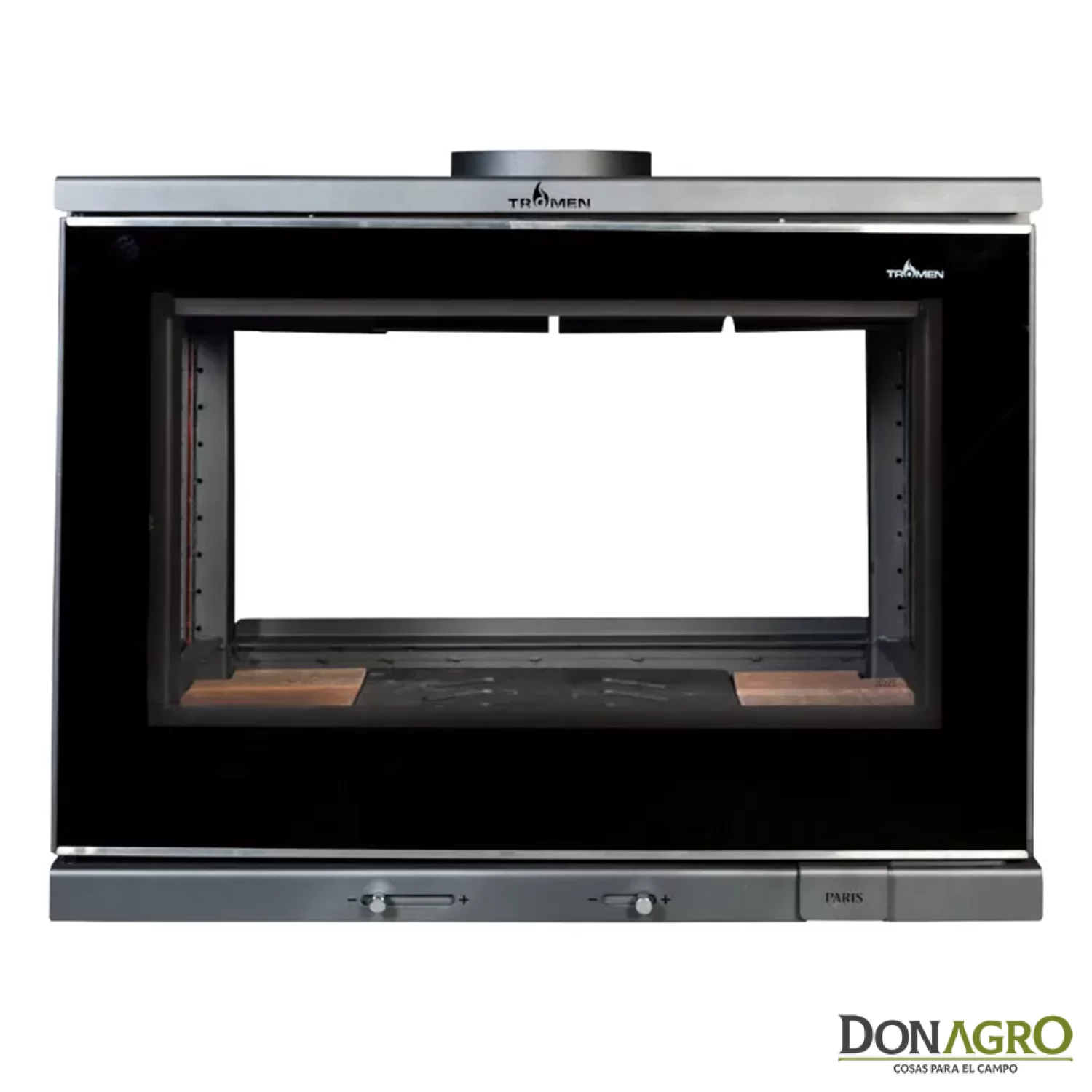 Estufa a Leña Tromen Paris 4 Caras 28.000 Kcal