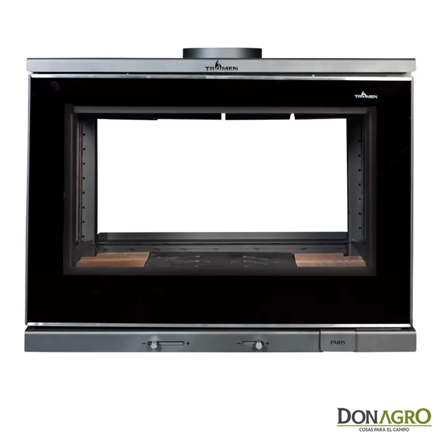 Estufa a Leña Tromen Paris Doble Puerta 27.000 Kcal