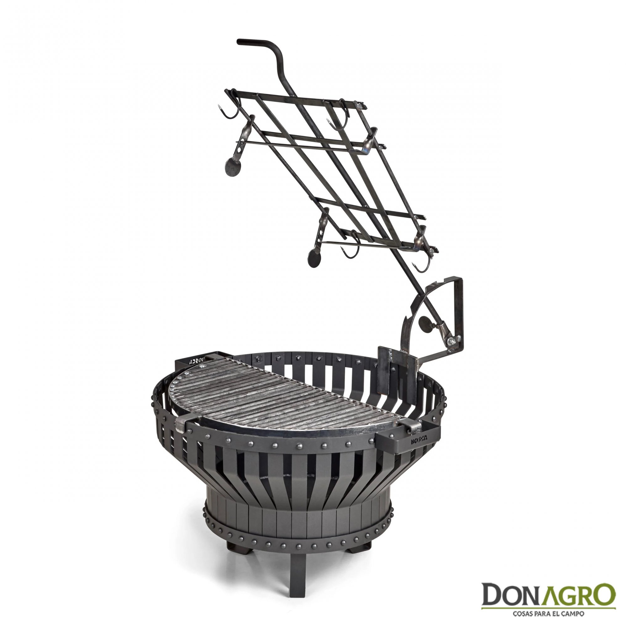 Fogonero Bosca Fire Pit F60 con Parrilla y Cruz Bosca