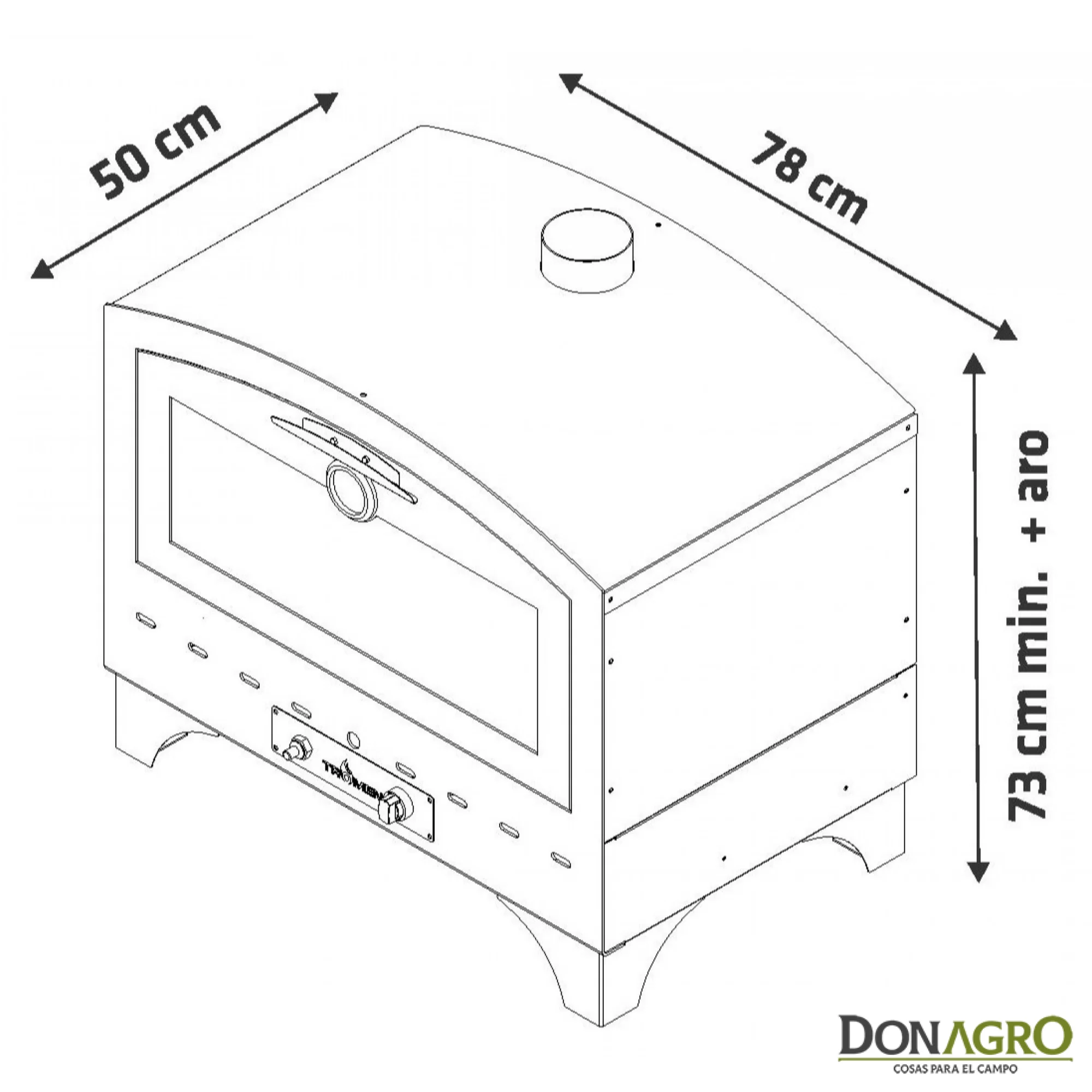 Horno a Gas Tromen Tango 780 