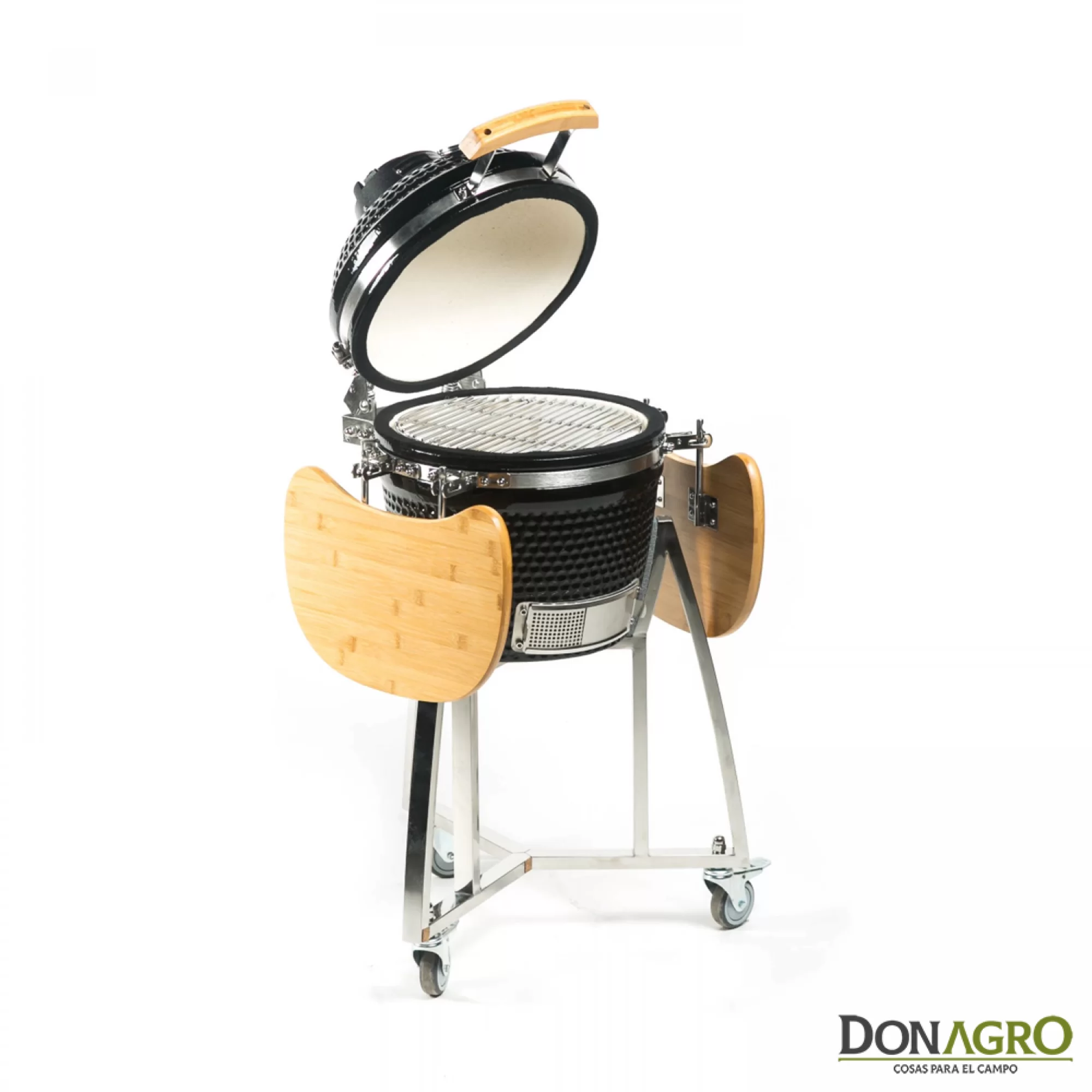 Horno Kamado Argentino Asador Pampero 16 Pulg Negro
