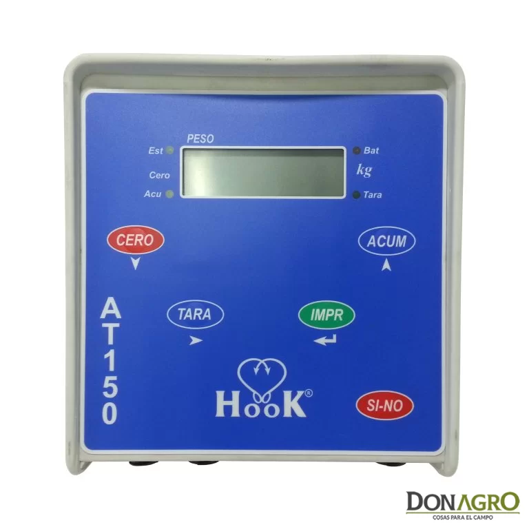 Indicador AT150 para Balanzas de Hacienda Hook