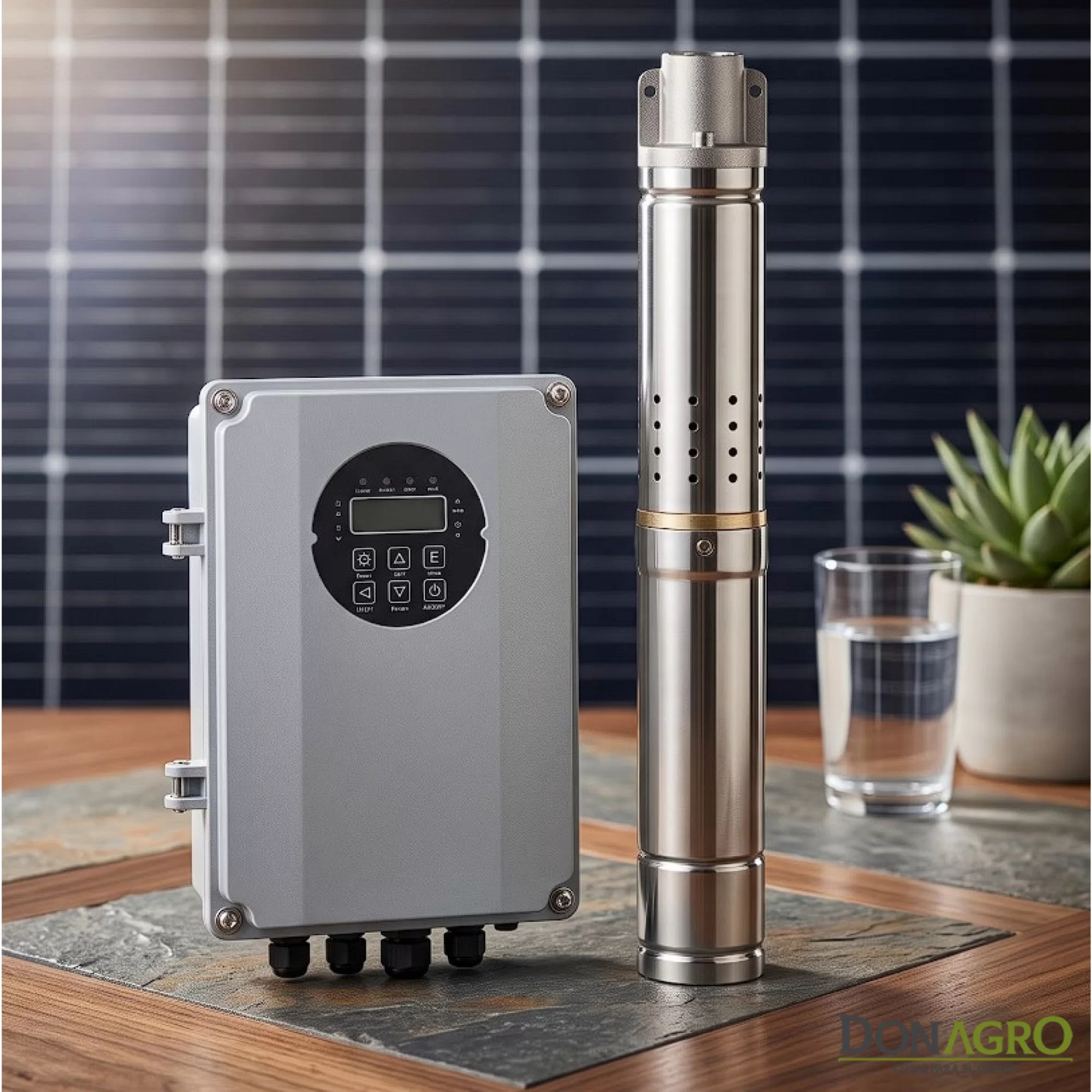 KIT Bomba Solar HP 120W para caño de Molino 2
