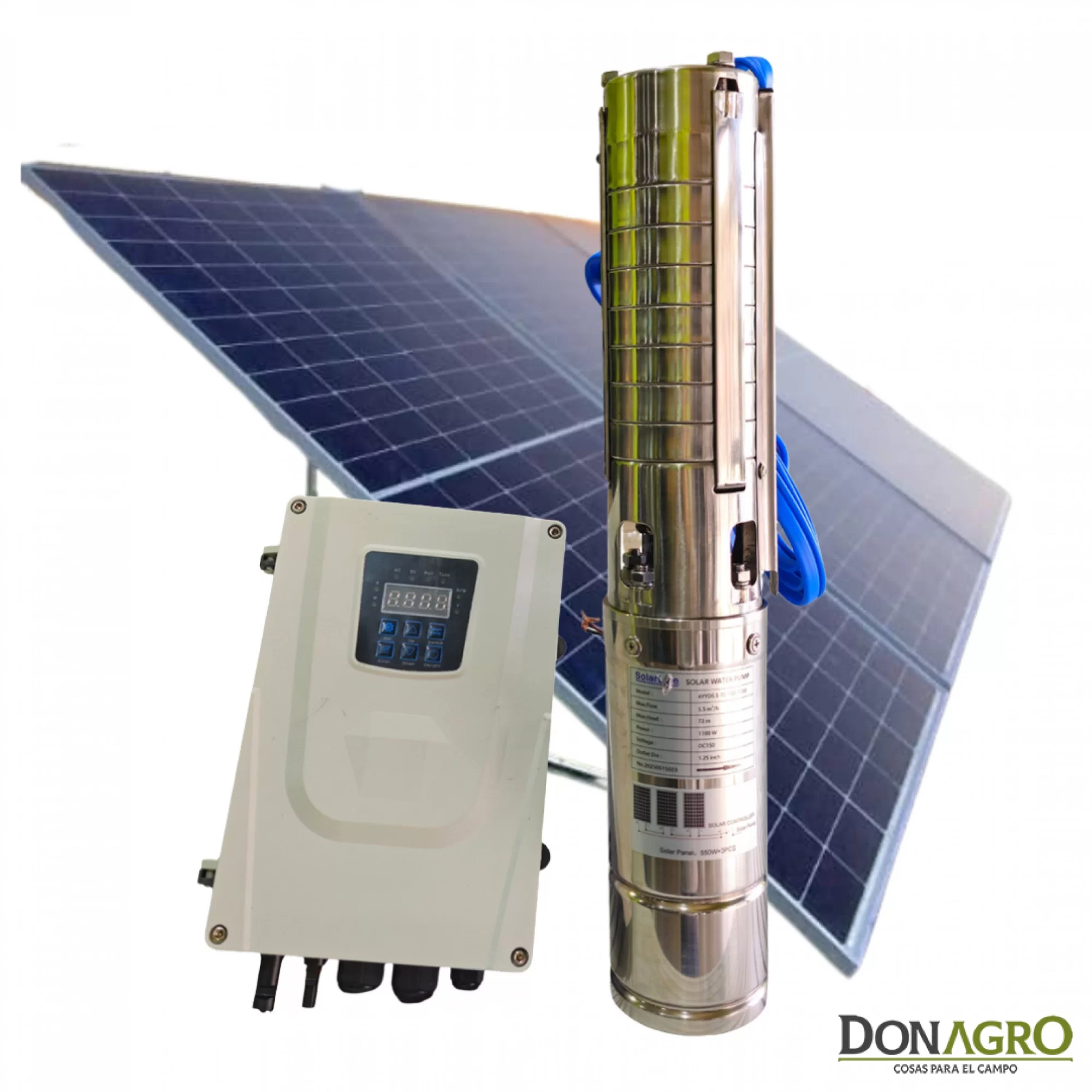 Kit Bomba Solar Sumergible SOLARLINE 48V hasta 72 mts 