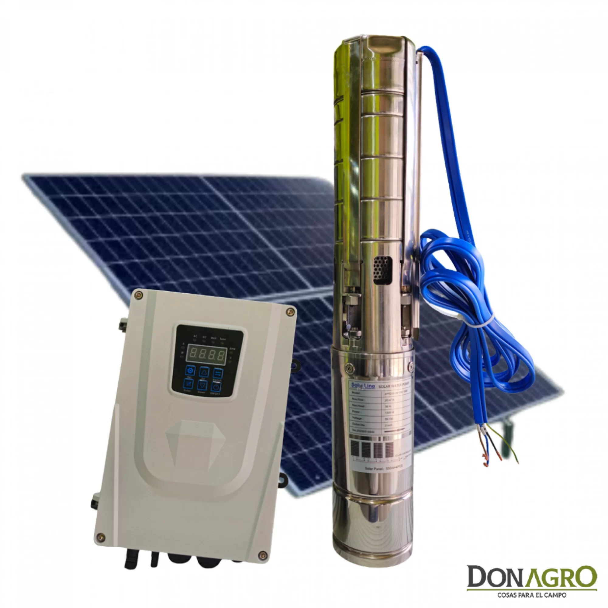 Kit Bomba Solar Sumergible SOLARLINEA 48V hasta 36 mts 