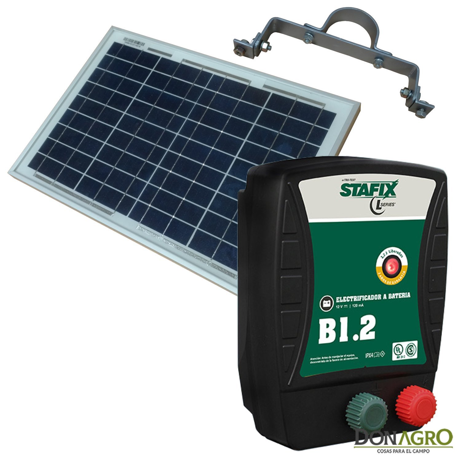 Kit Boyero Electrificador Solar Stafix FIASA 40km 1,2j