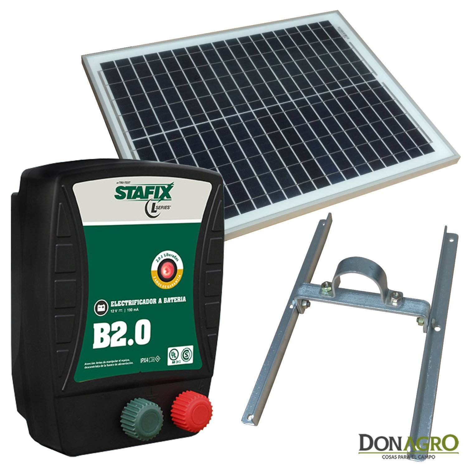 Kit Boyero Electrificador Solar Stafix FIASA 70km 2,0j
