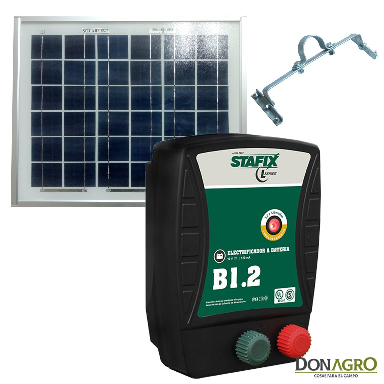 Kit Boyero Electrificador Solar Stafix SOLARTEC 40km 1,2j