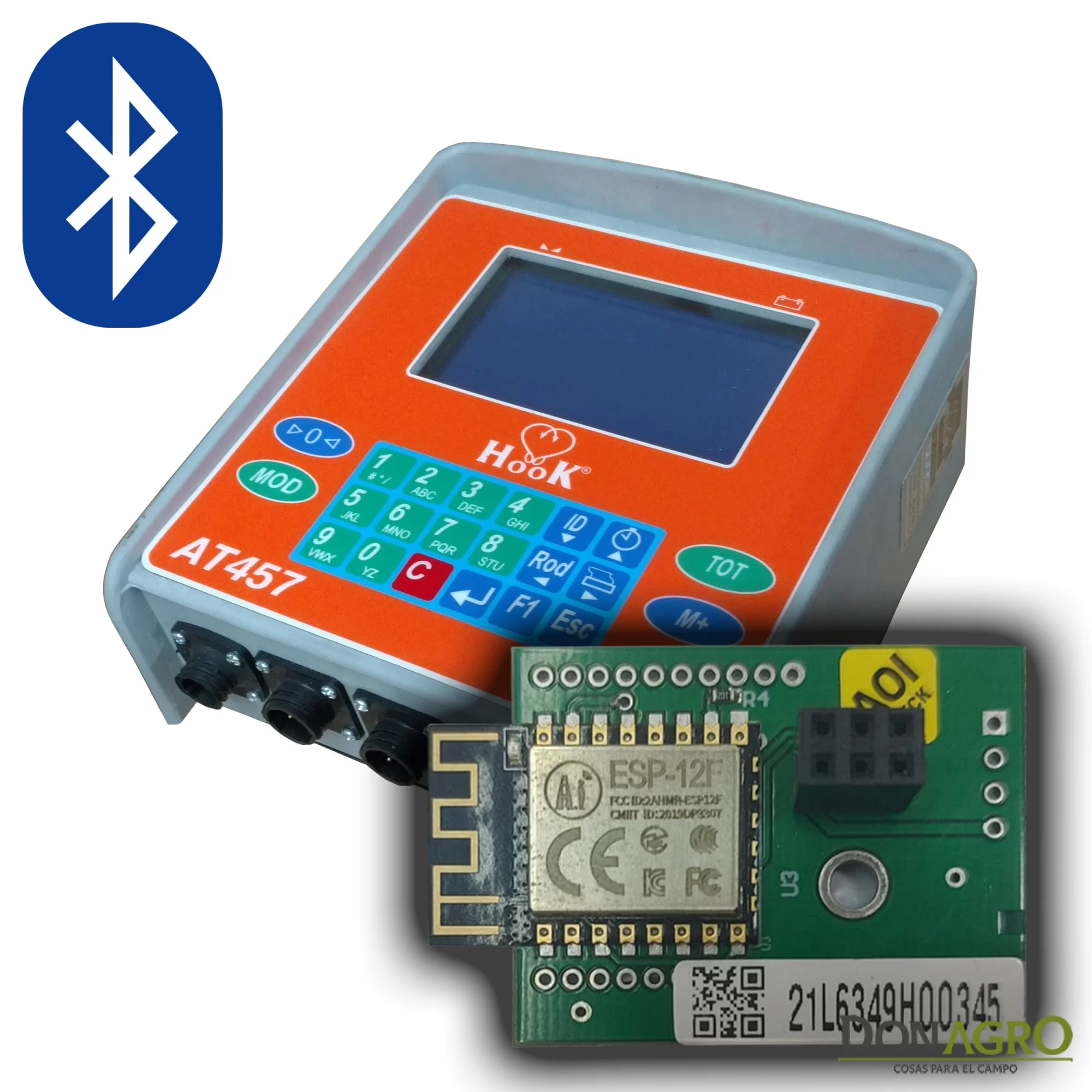 Kit Conexion Bluetooth para Balanza Indicador HOOK AT 457