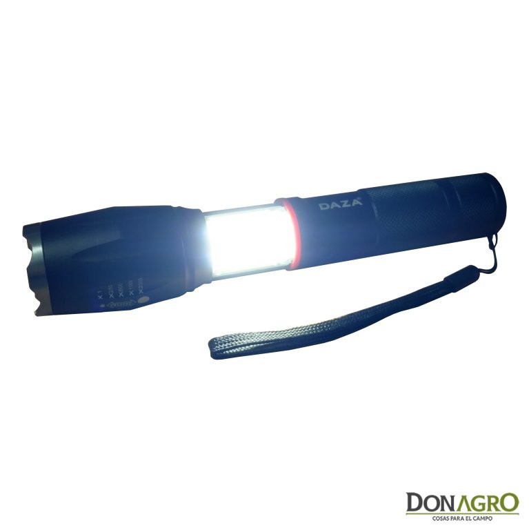 Linterna Tactica tipo Cree T6 LED con Baliza DAZA 