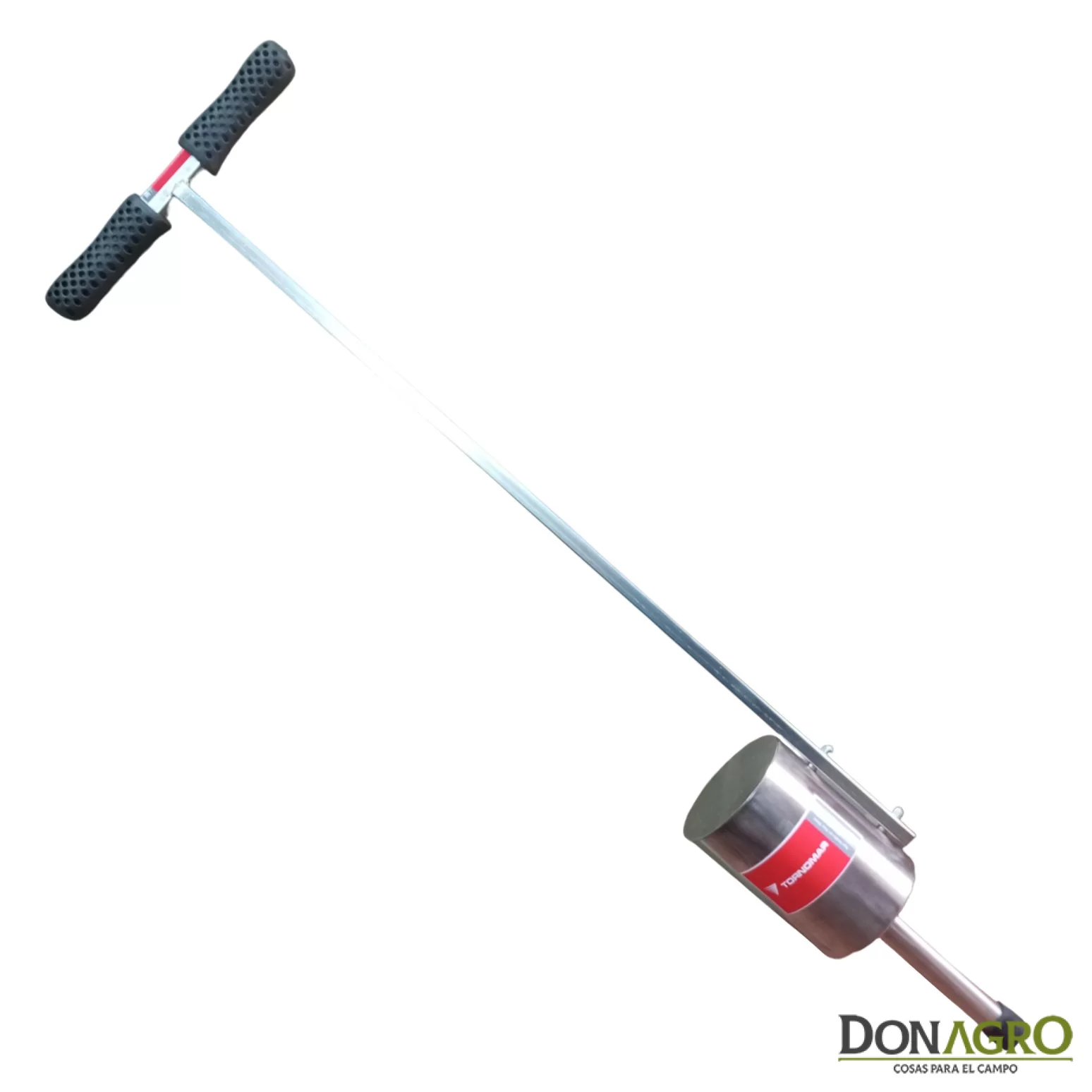 Muestreador de Suelos c/Tacho y pico conico Tornomar - 20cm 
