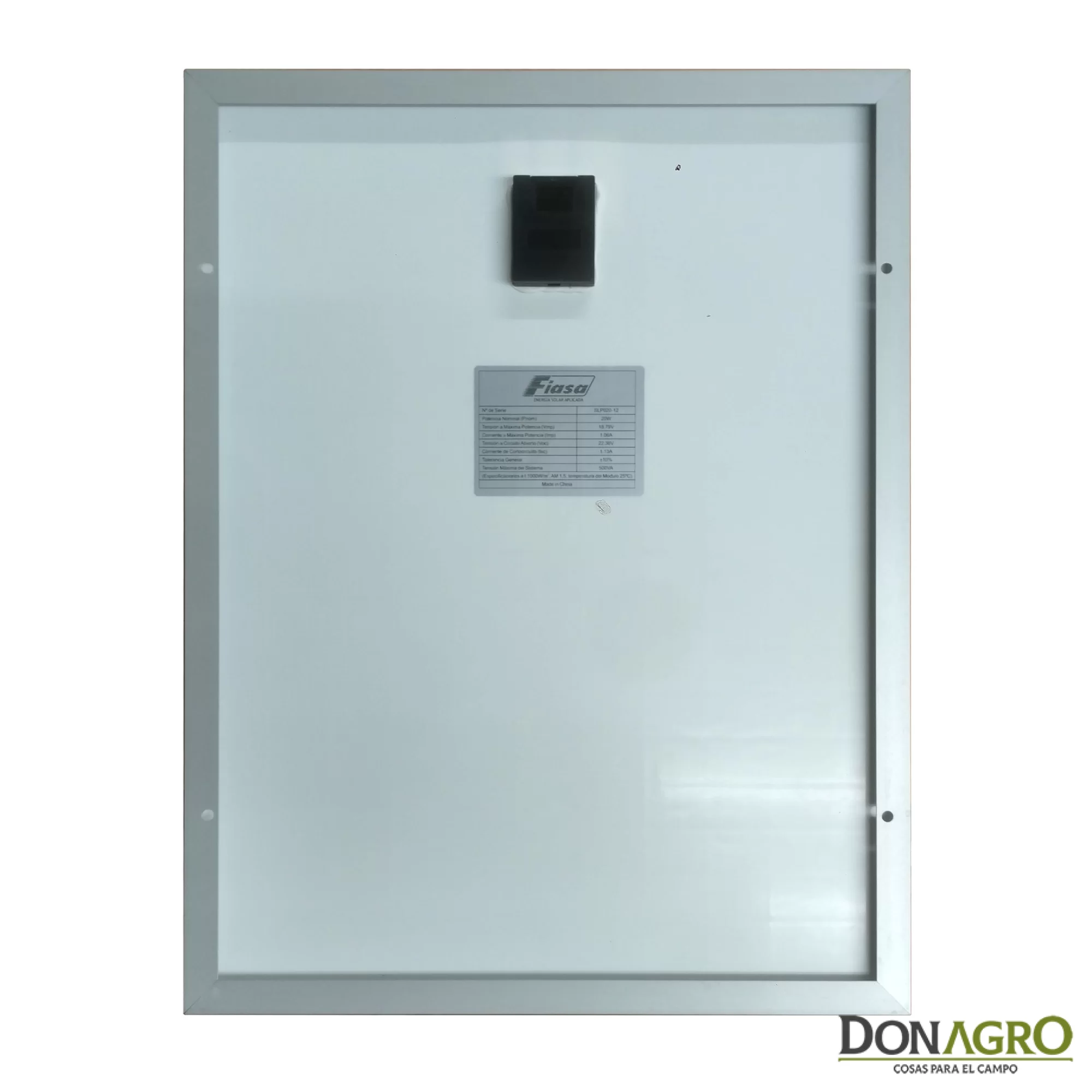 Panel Solar 20w 12v FIASA